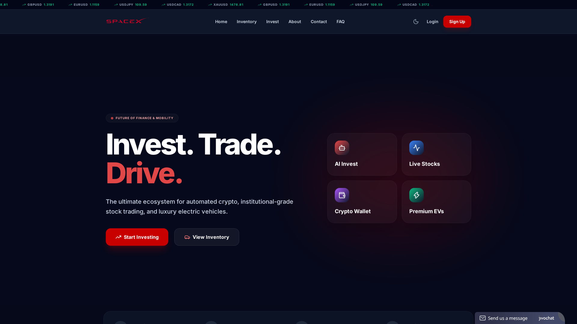 Screenshot of neuravisiontrade.com