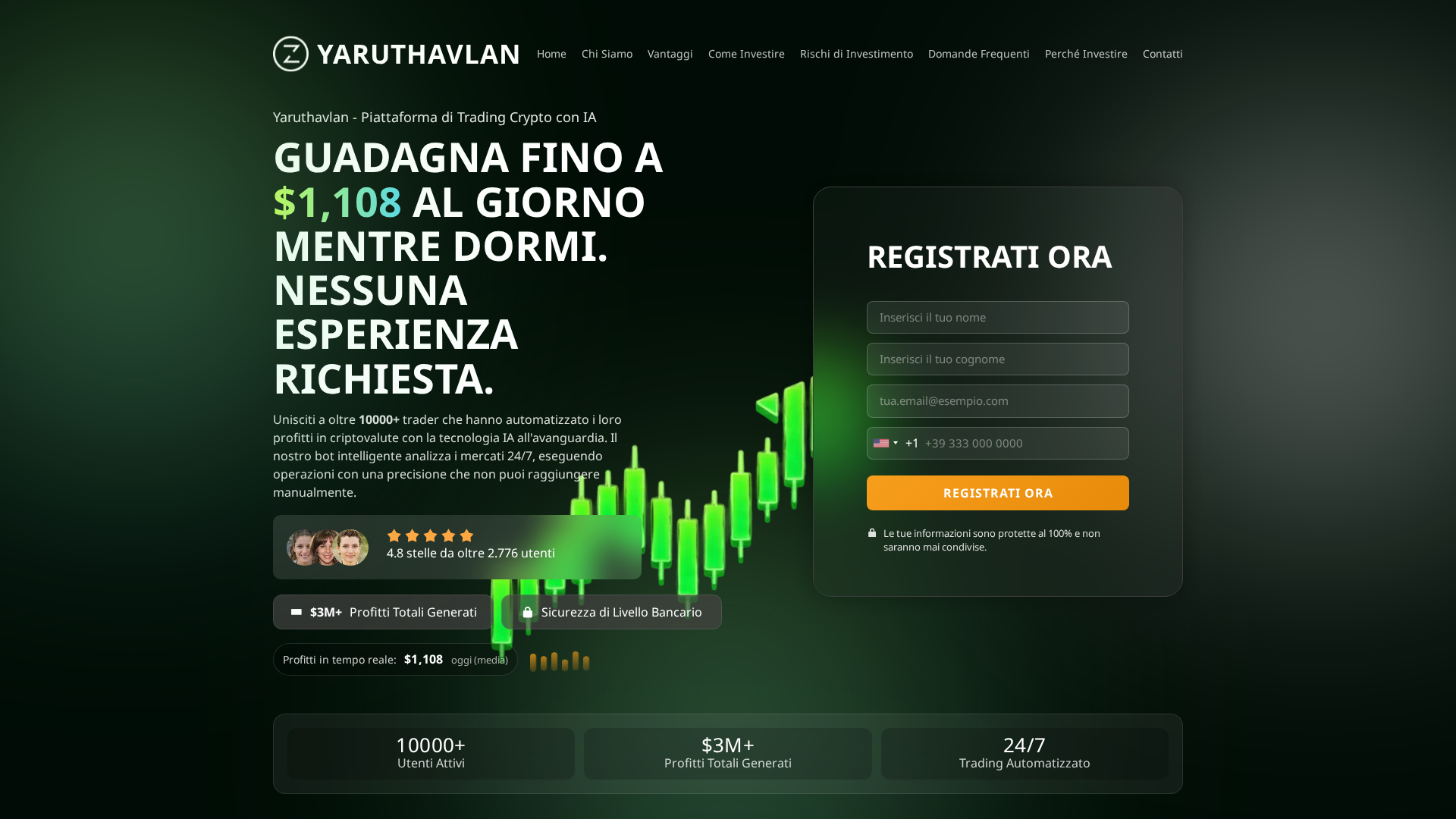 Screenshot of yaruthavlantrade.com