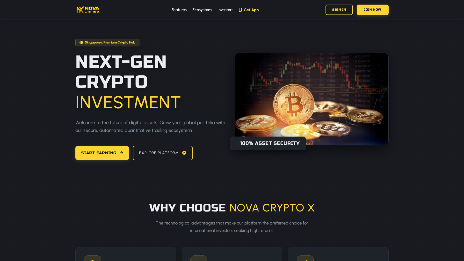 Screenshot of novacryptox.site