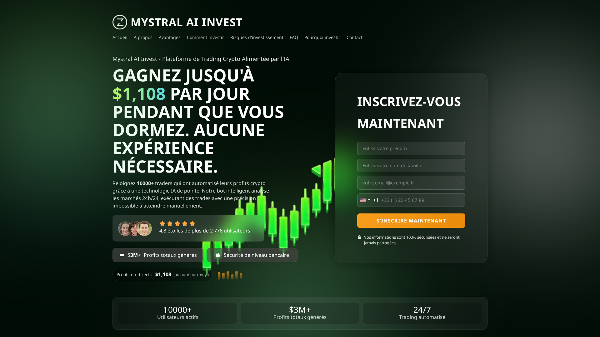 Screenshot of mystralaiinvest.net