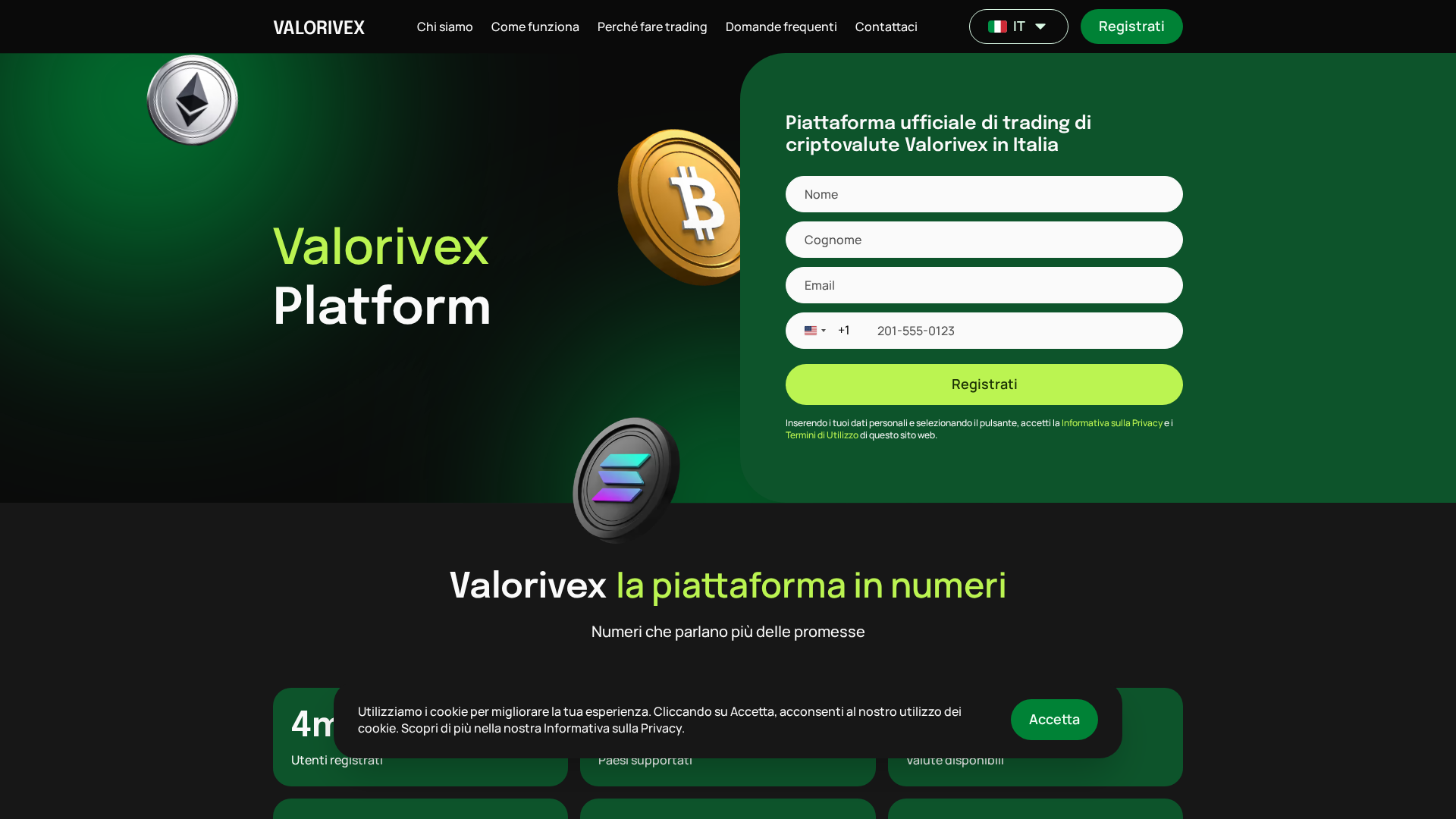 Screenshot of valorivex.com