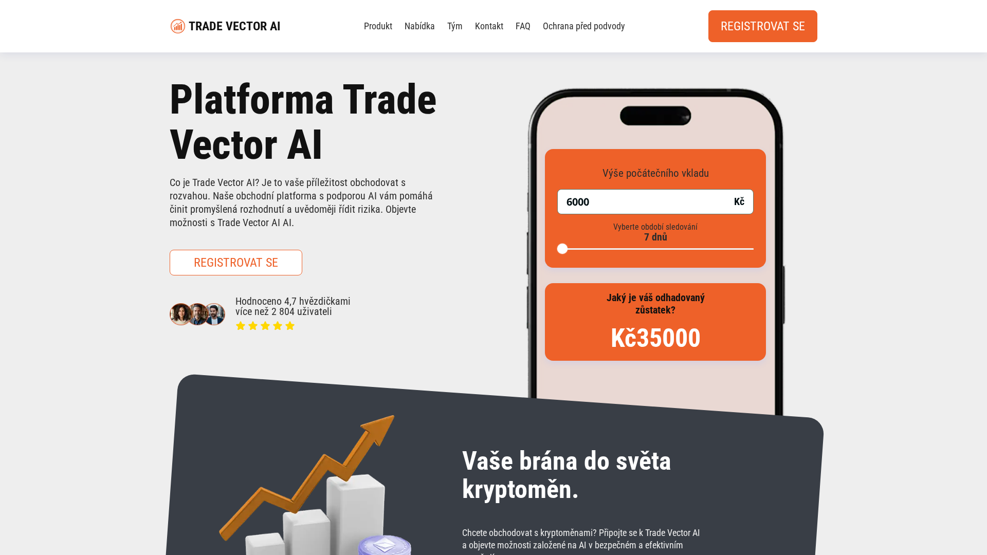Screenshot of tradevectoraicz.net