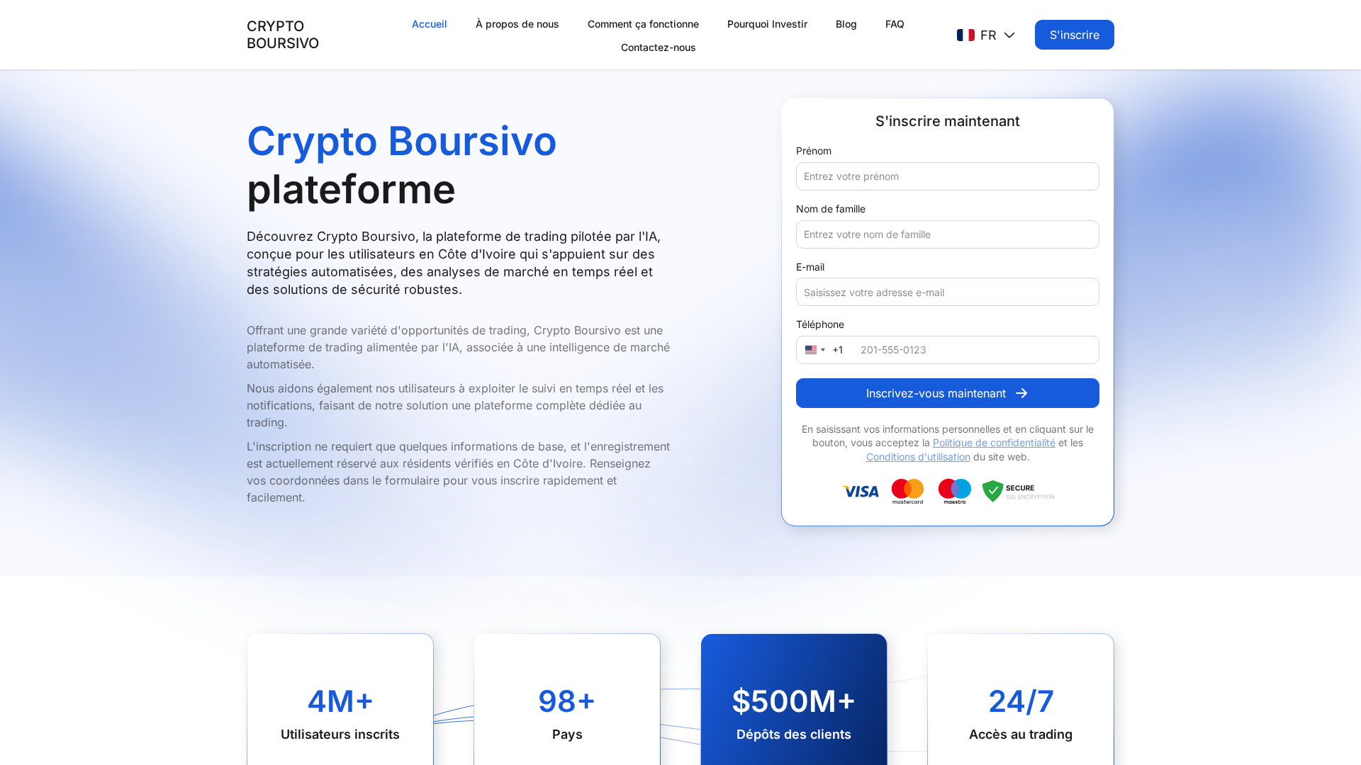 Screenshot of cryptoboursivo.com