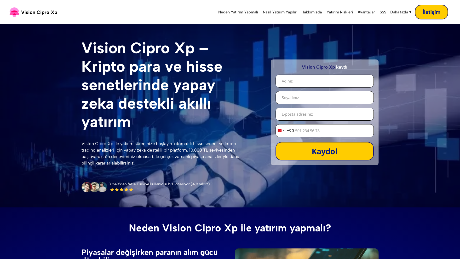 Screenshot of vision-ciproxp.com