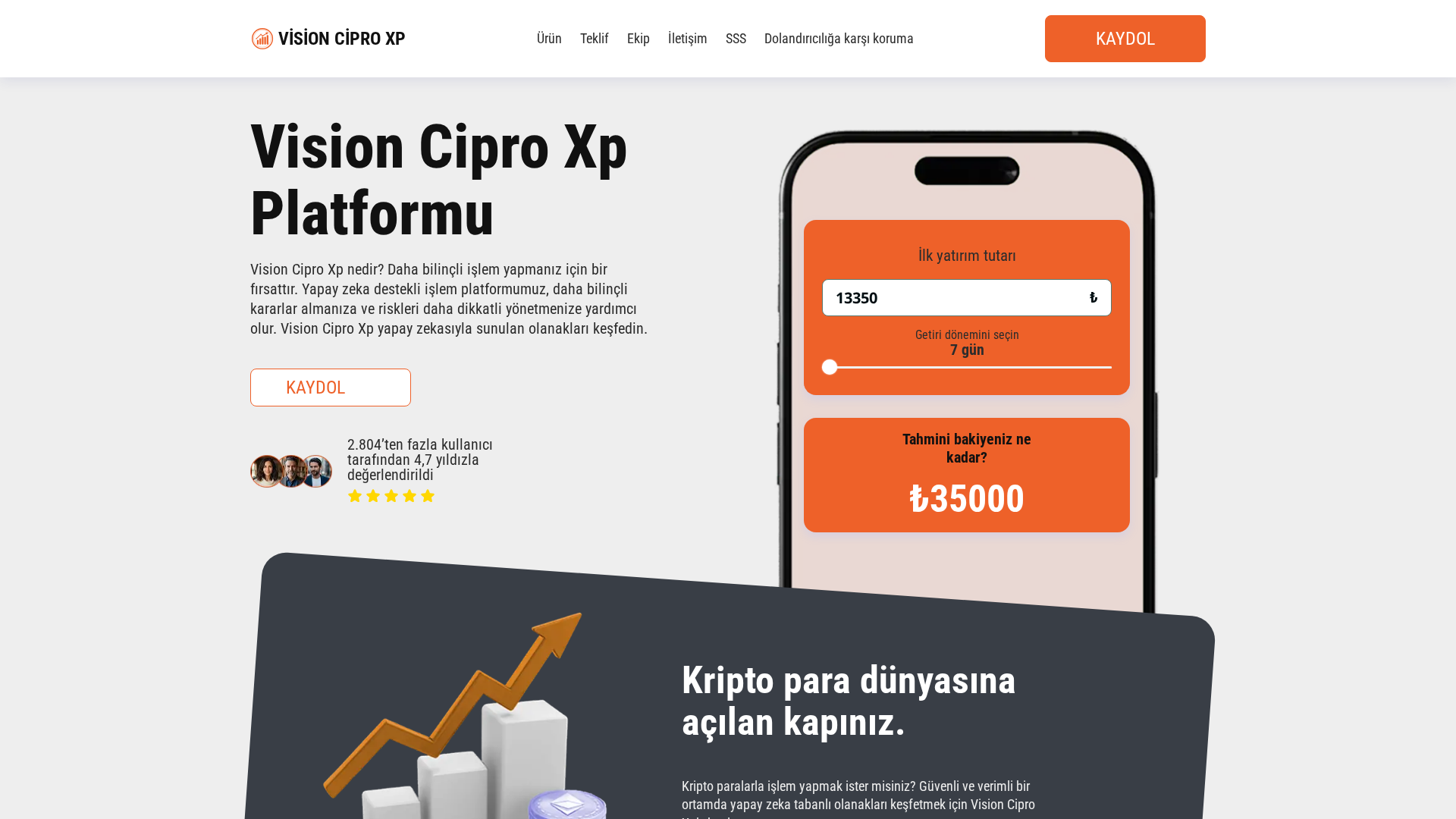 Screenshot of visioncipro-xp.com