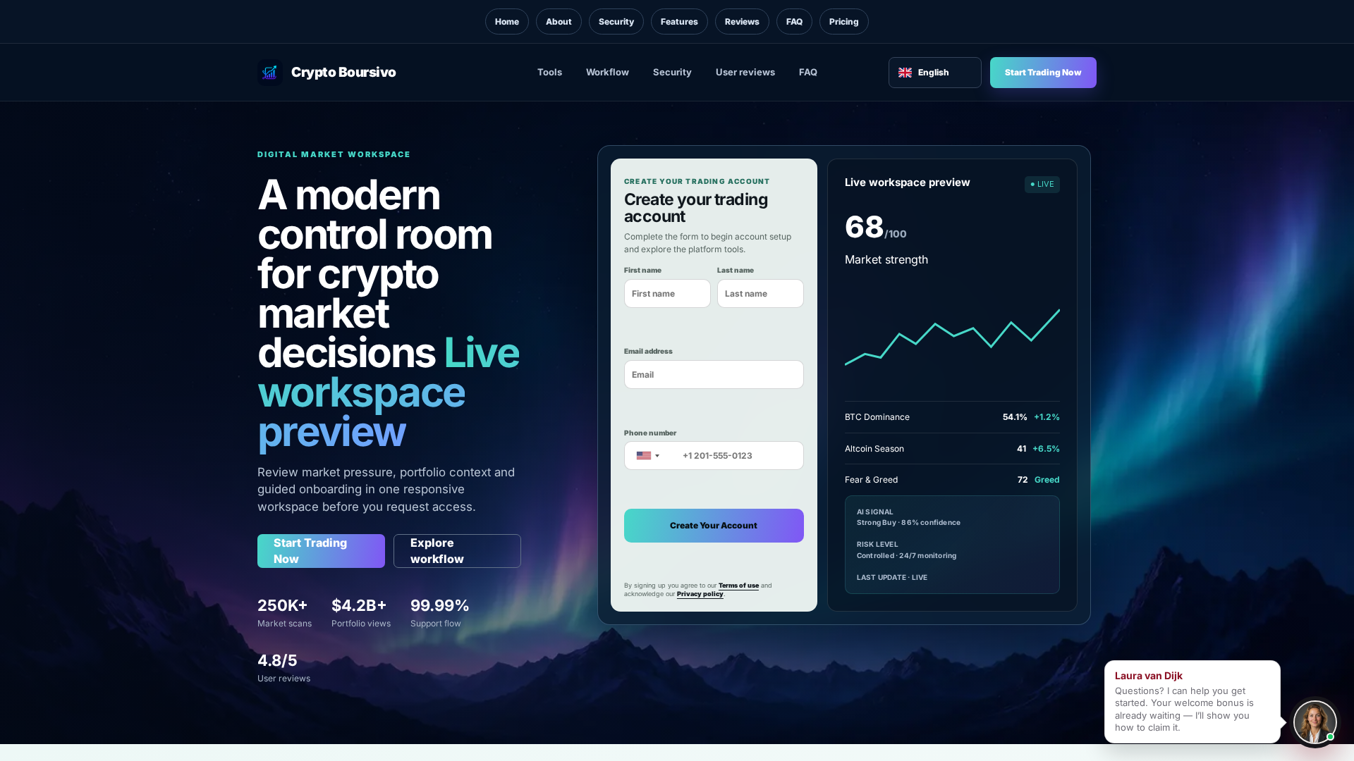 Screenshot of crypto-boursivo.net