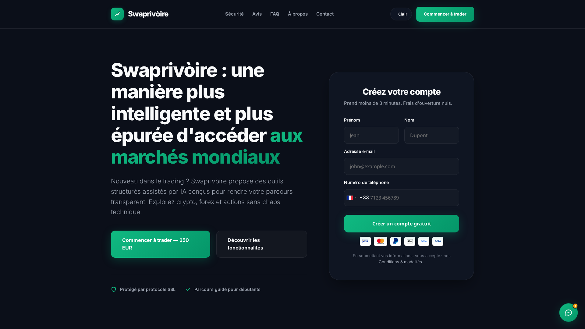 Screenshot of swaprivoire-official.com