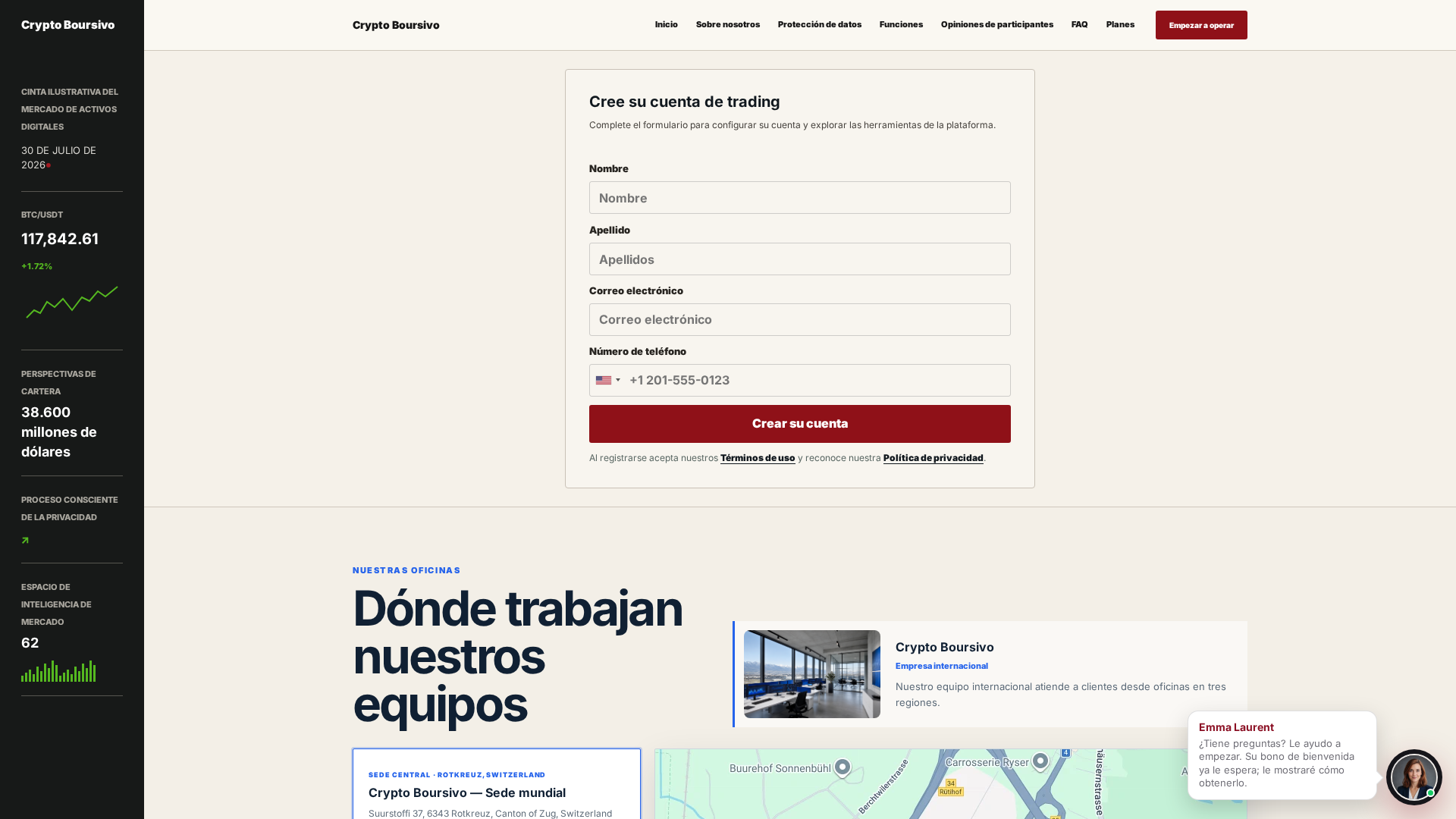 Screenshot of crypto-boursivo.sbs