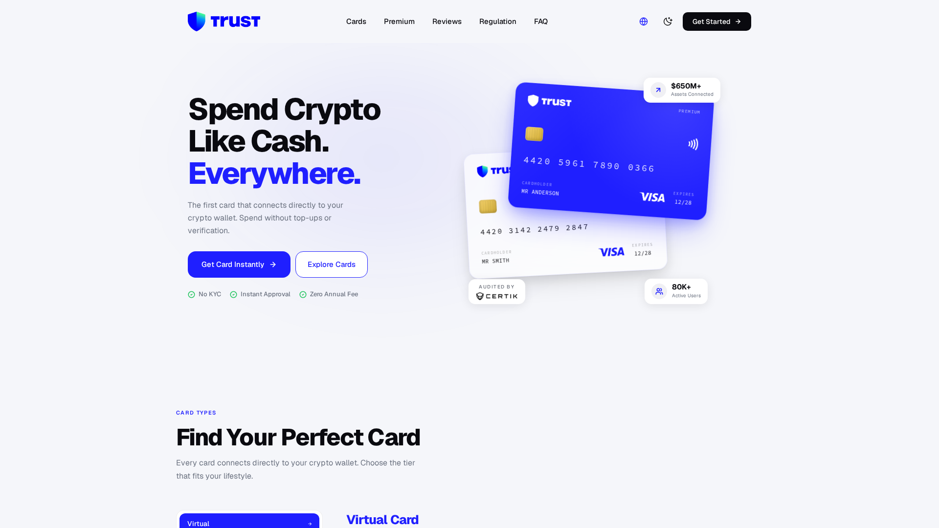 Screenshot of trustcrypto.lat