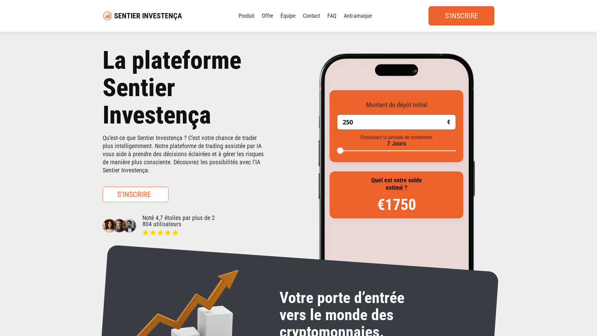 Screenshot of sentierinvestenca-fr.net