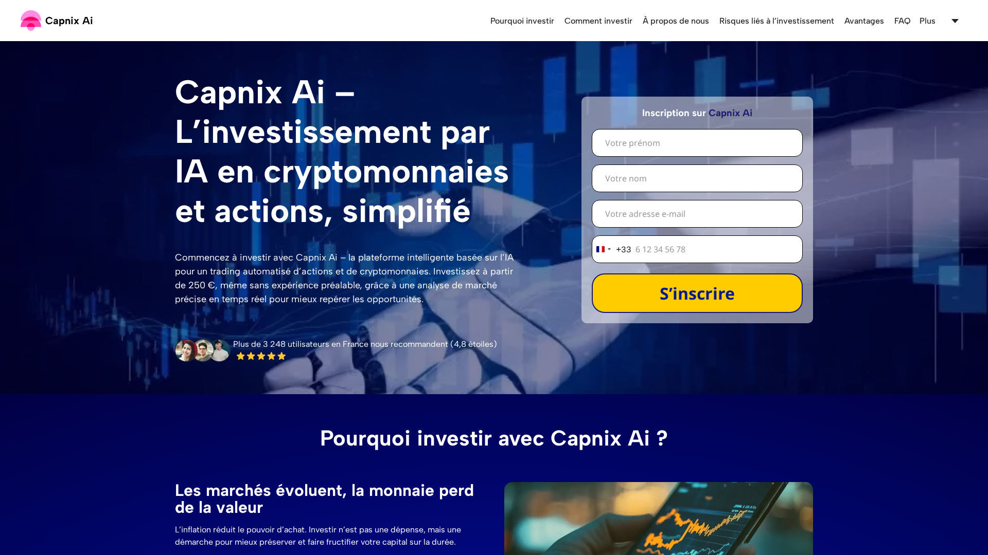 Screenshot of capnix-ai.com