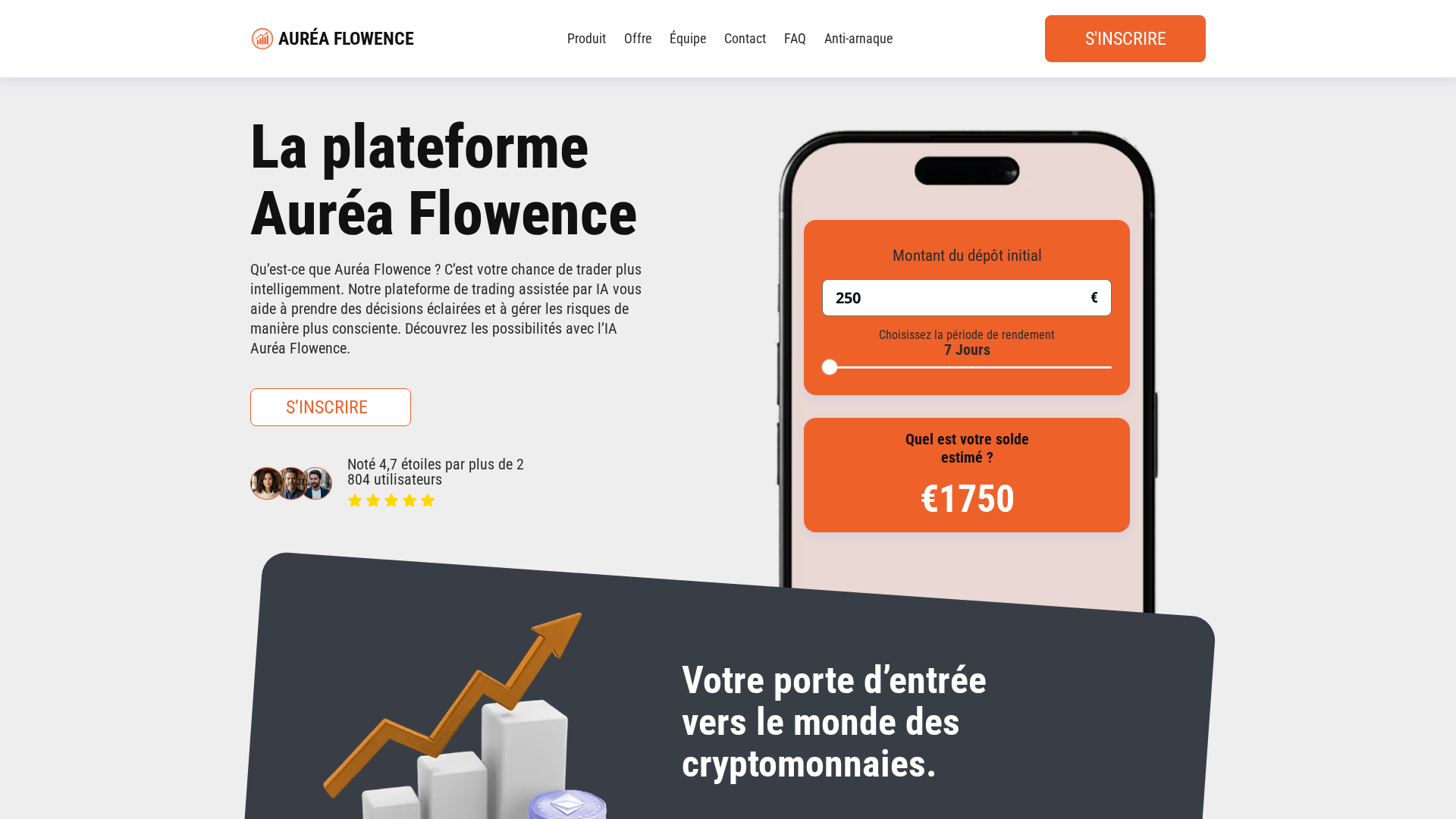 Screenshot of aurea-flowence-ai.net