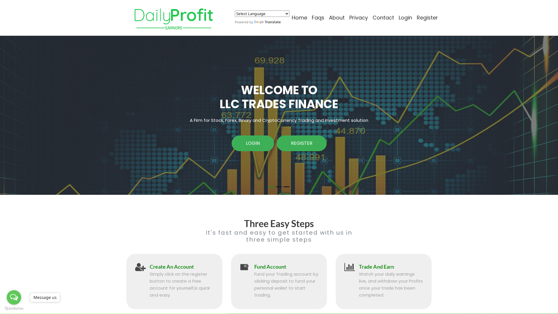 Screenshot of llctradesfinance.com