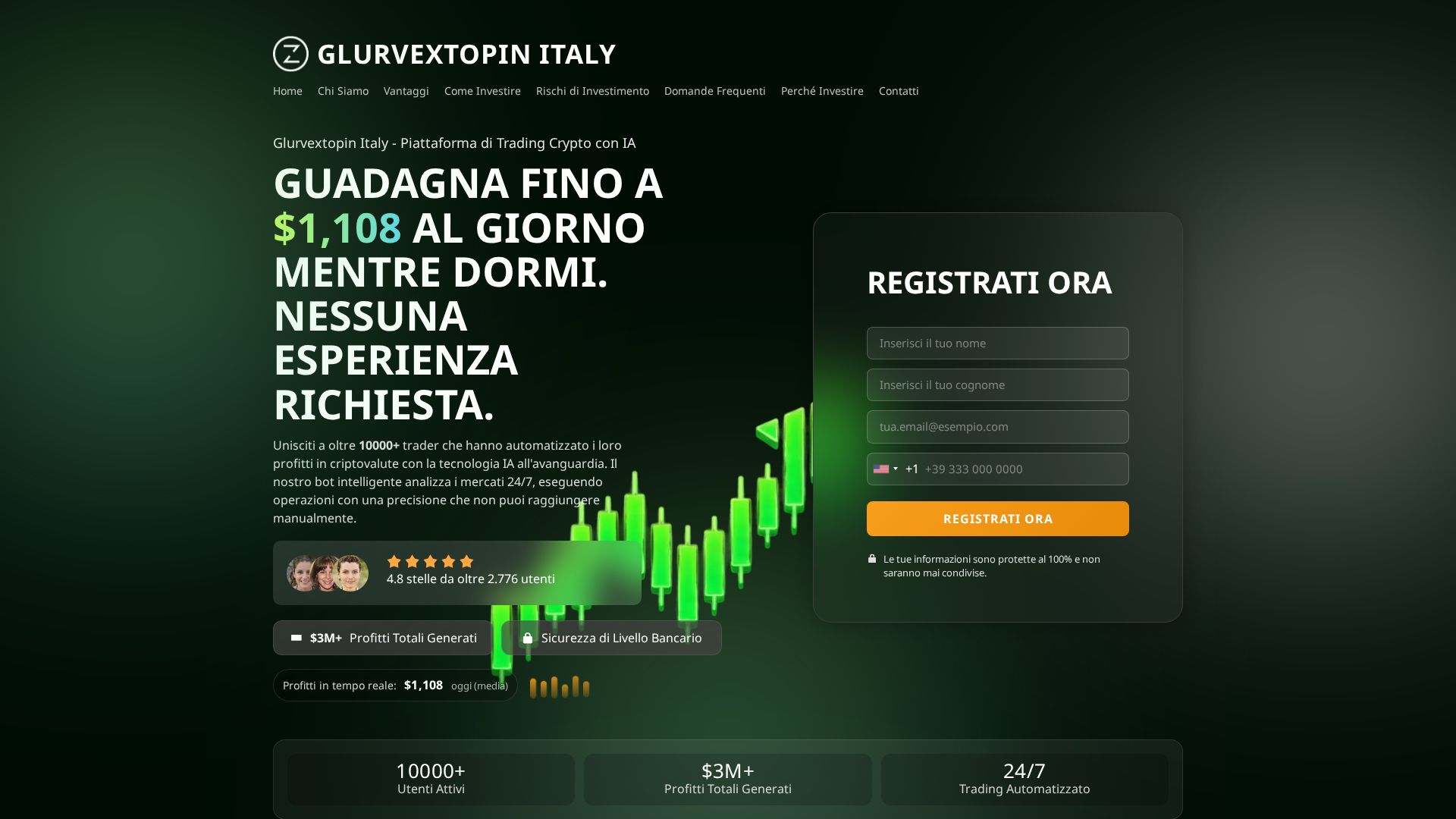 Screenshot of glurvextopinitaly.com