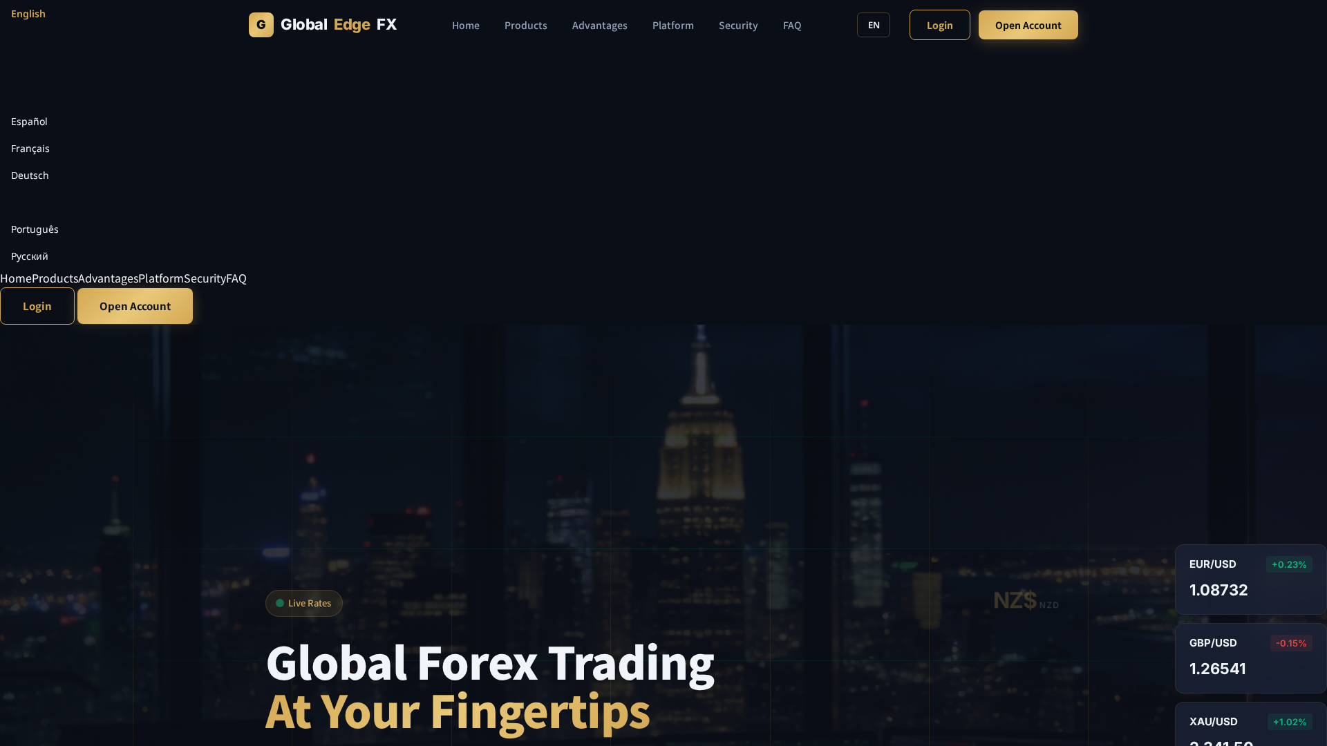 Screenshot of getforexsignals.cc