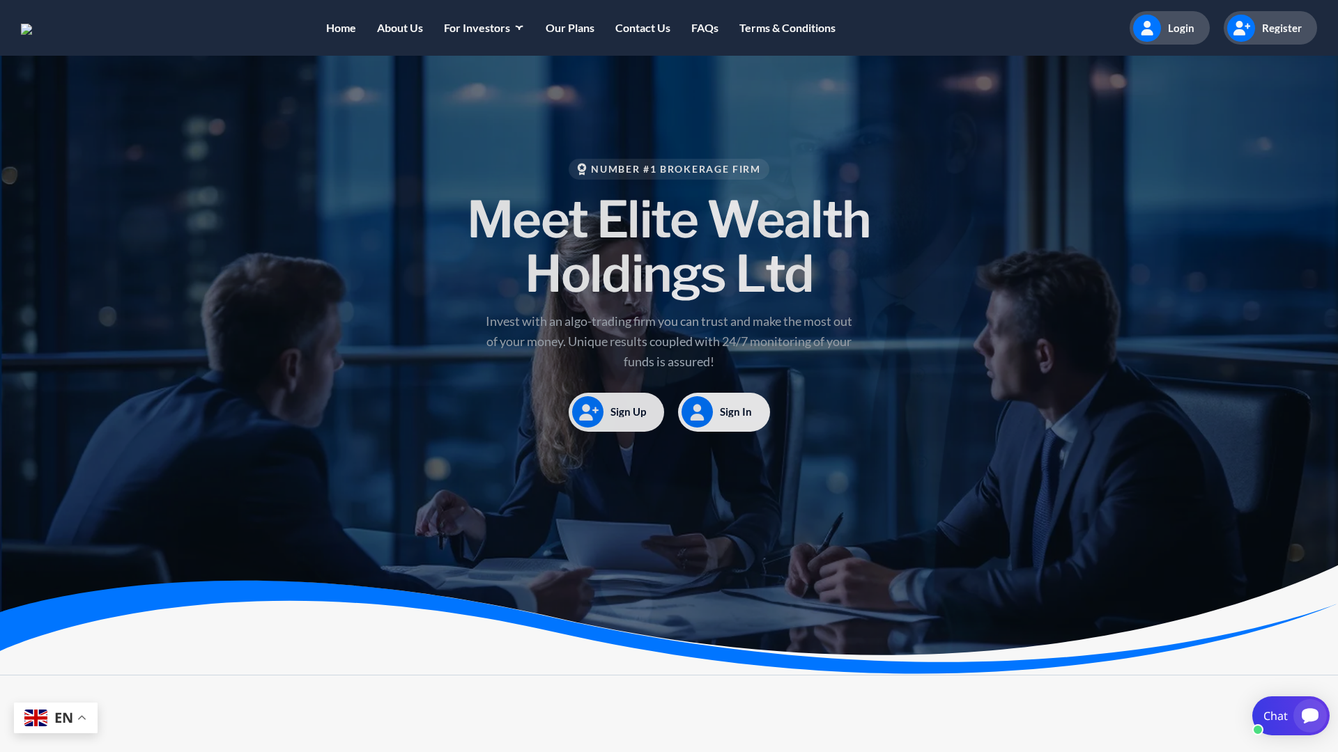 Screenshot of elitewealthholdingsltd.com