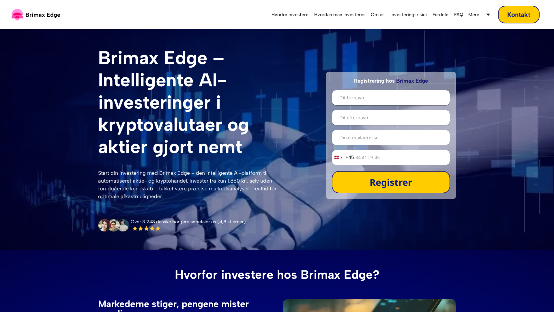 Screenshot of brimaxedge-dk.com