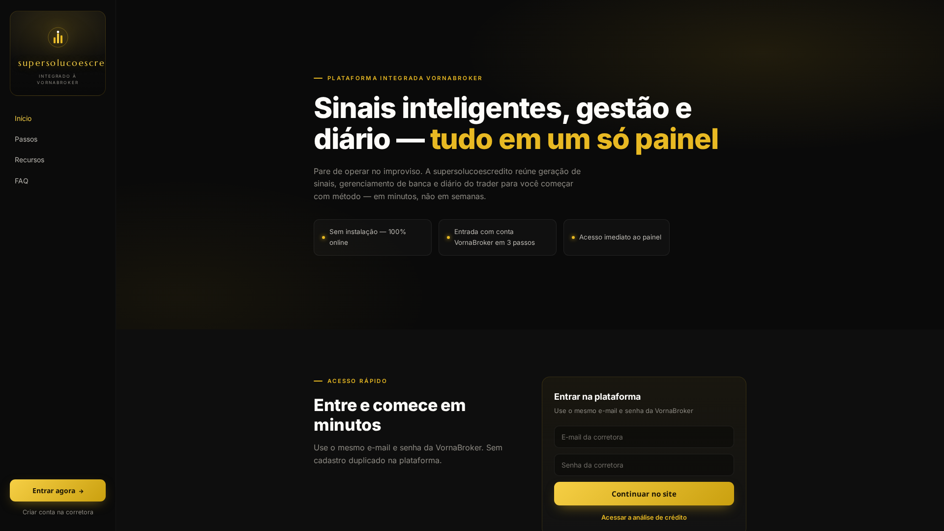Screenshot of supersolucoescredito.pro