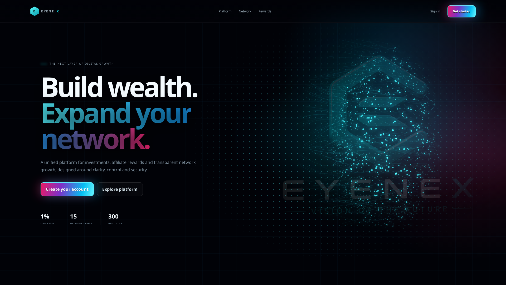 Screenshot of eyenex.uk