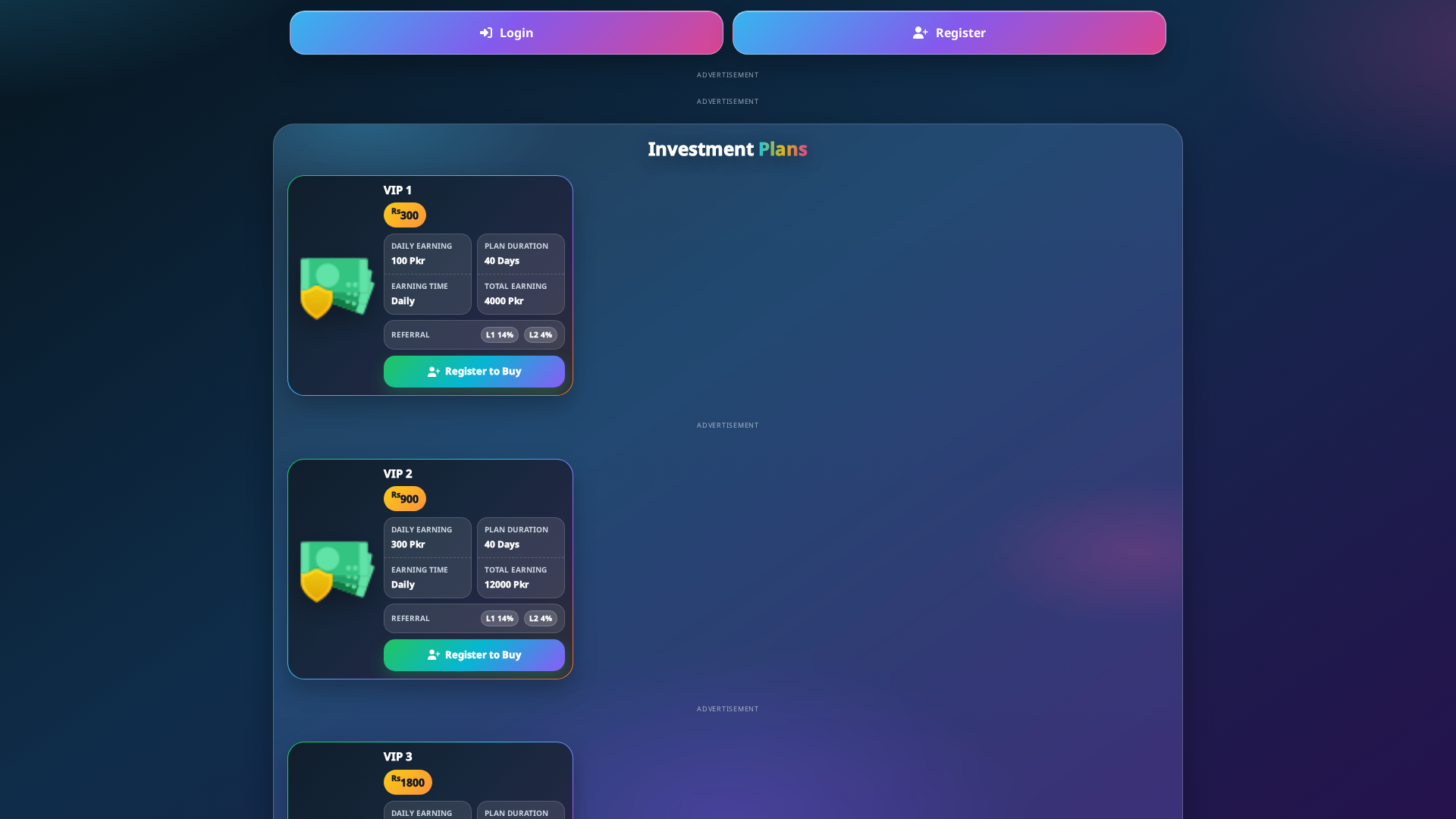Screenshot of nlc-earning.online