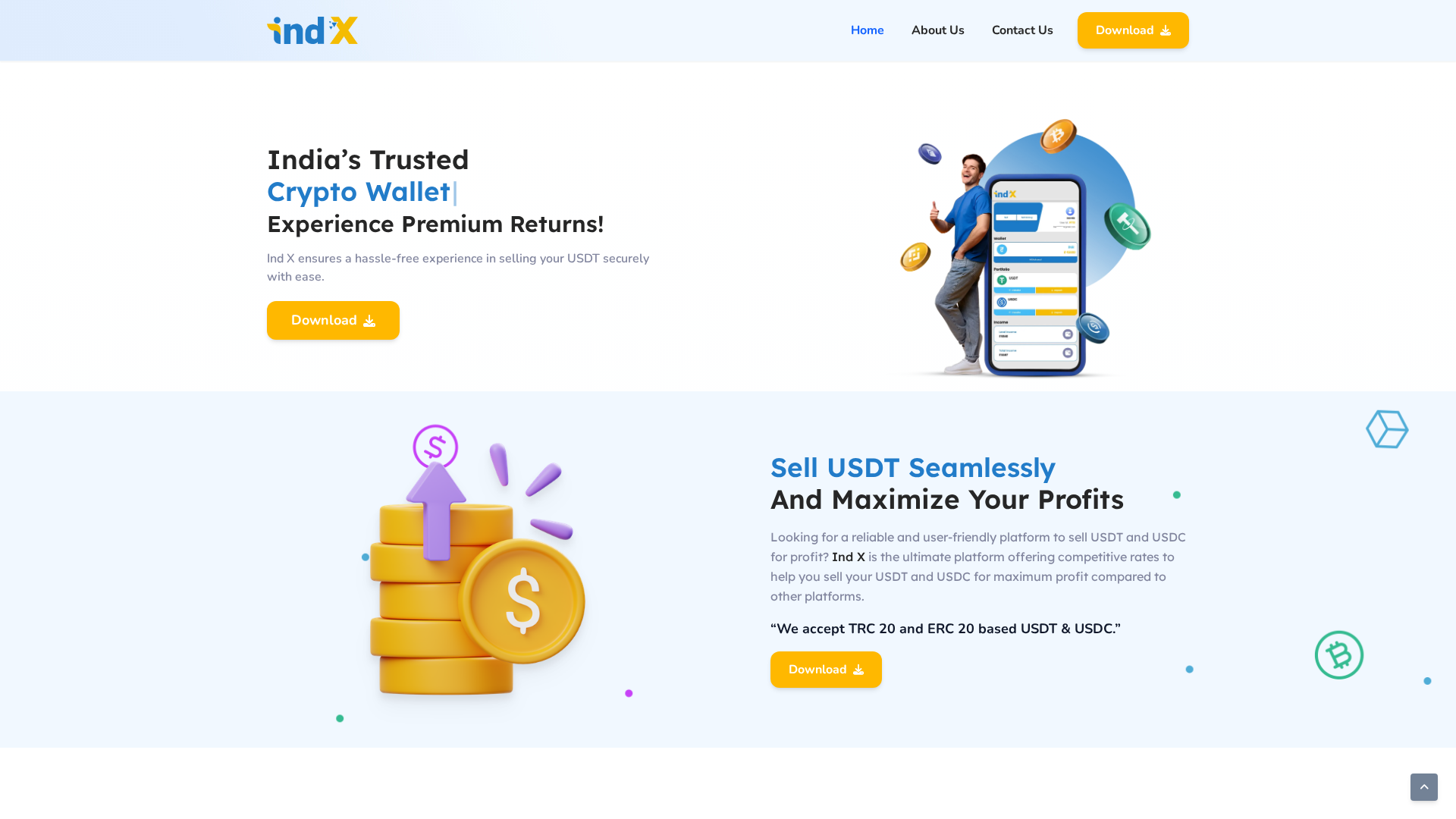 Screenshot of indxexchange.in