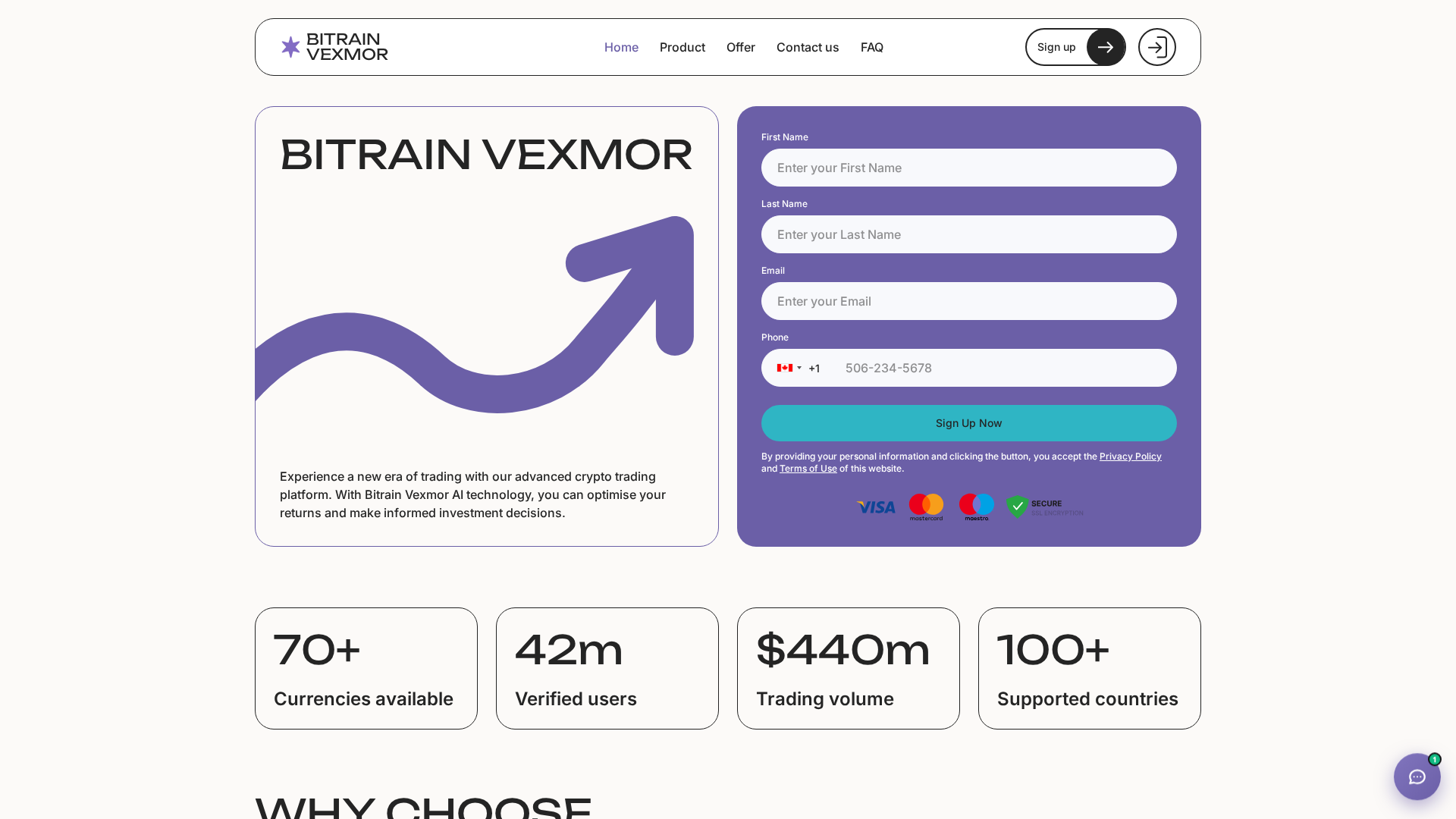 Screenshot of bitrain-vexmor.site