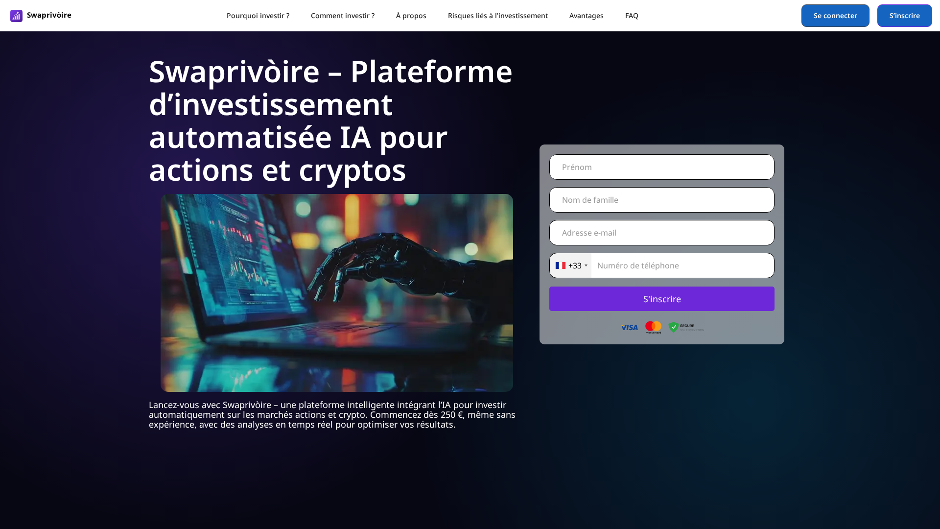 Screenshot of swaprivoire.site