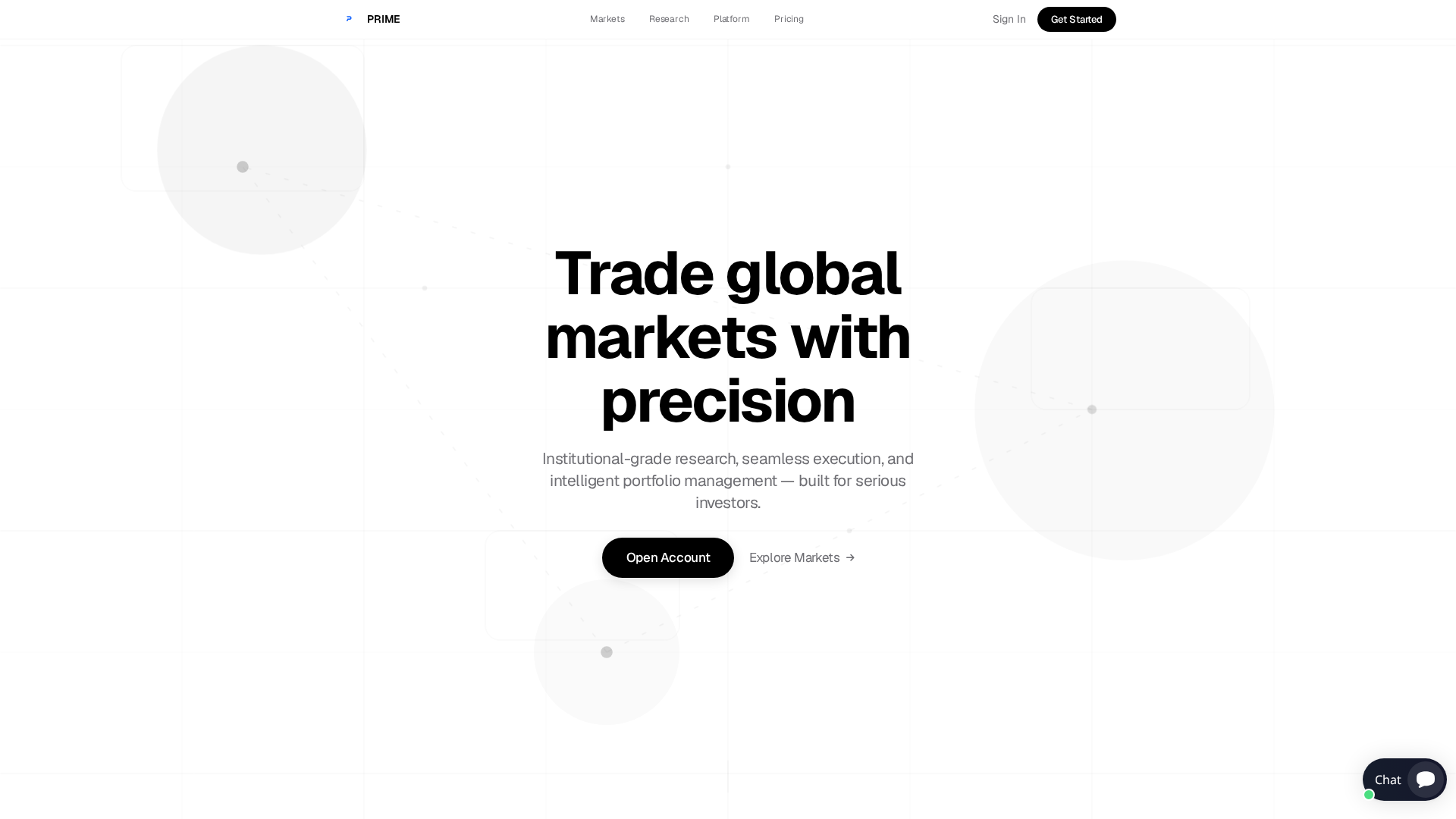 Screenshot of primecapitalsmarkets.com