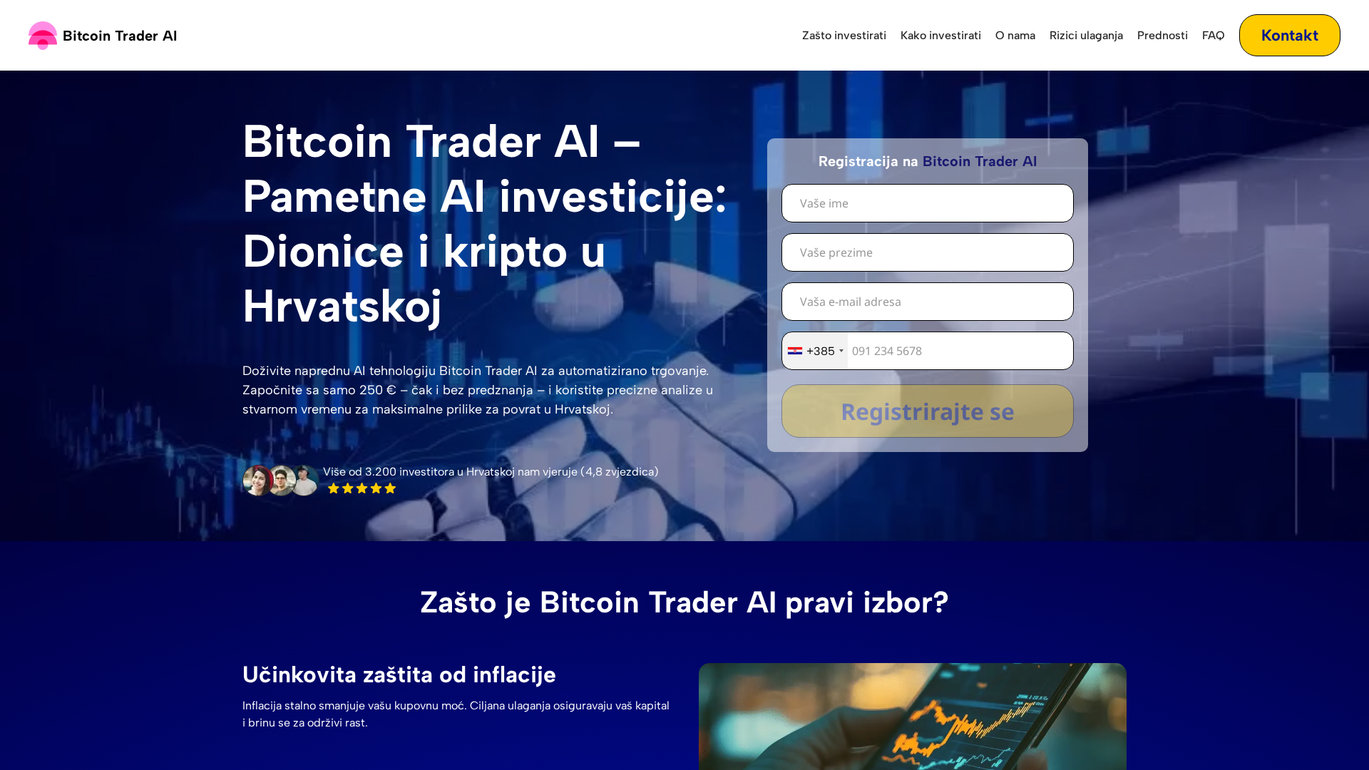 Screenshot of bitcointraderai.sbs