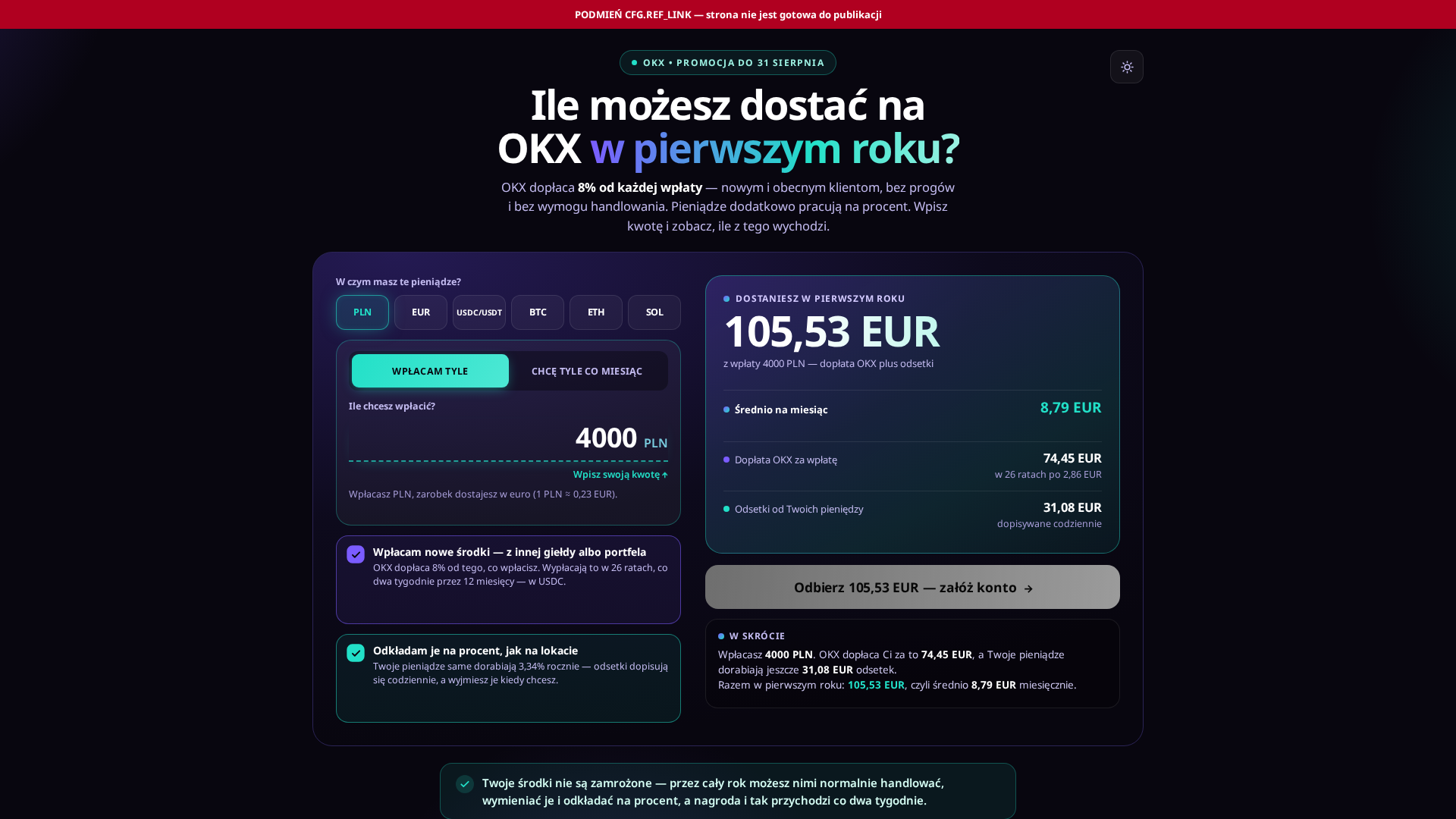 Screenshot of twojprocent.pl
