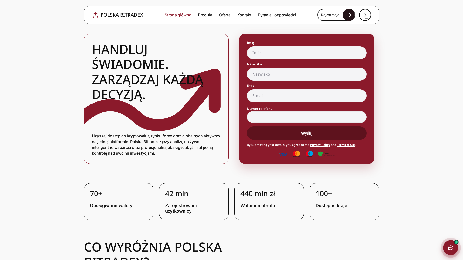 Screenshot of polska-bitradex.live
