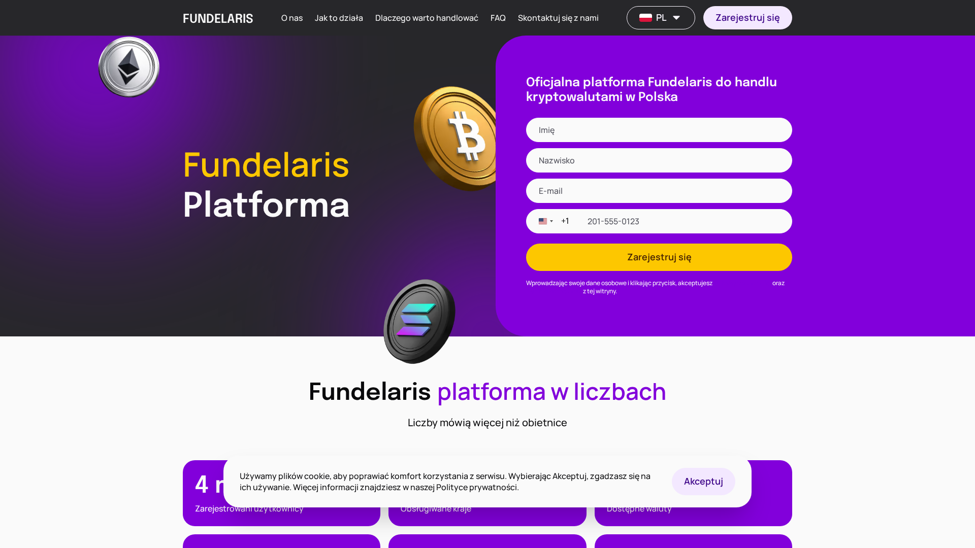 Screenshot of fundelaris.com
