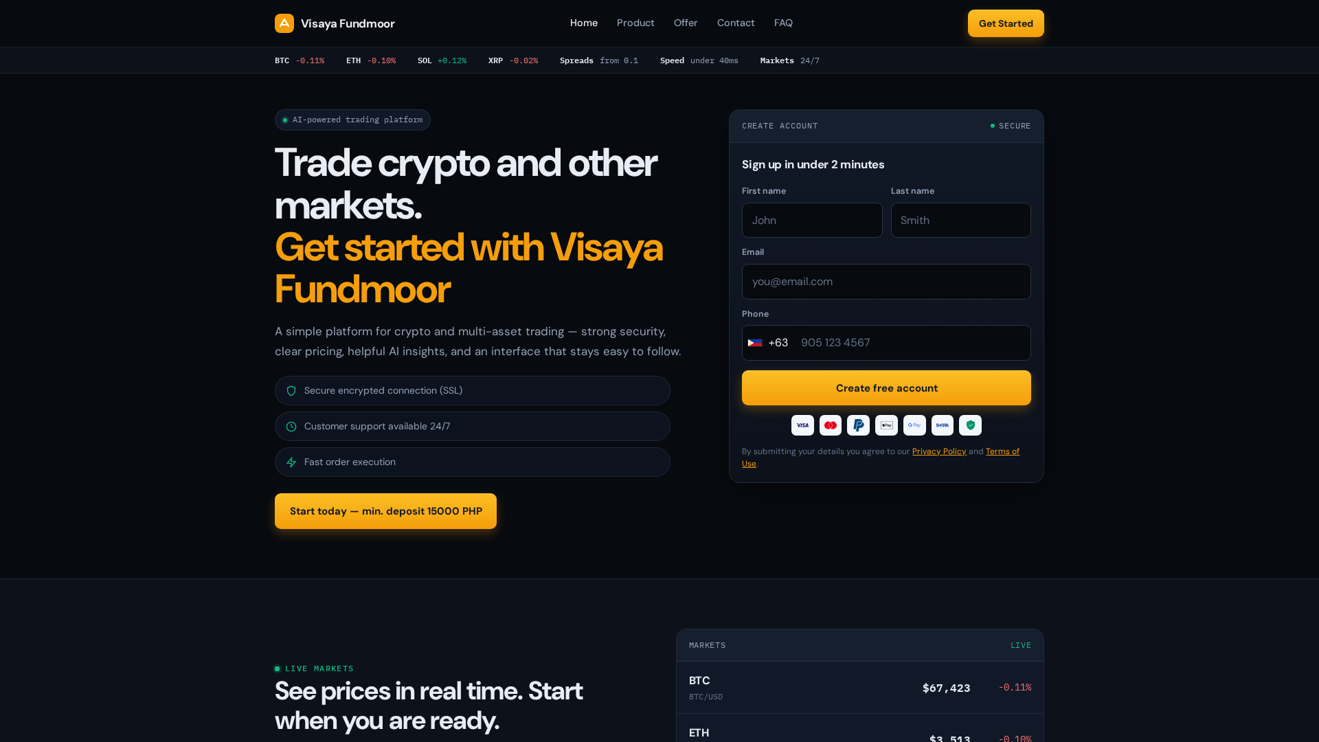 Screenshot of visayafundmoor.online