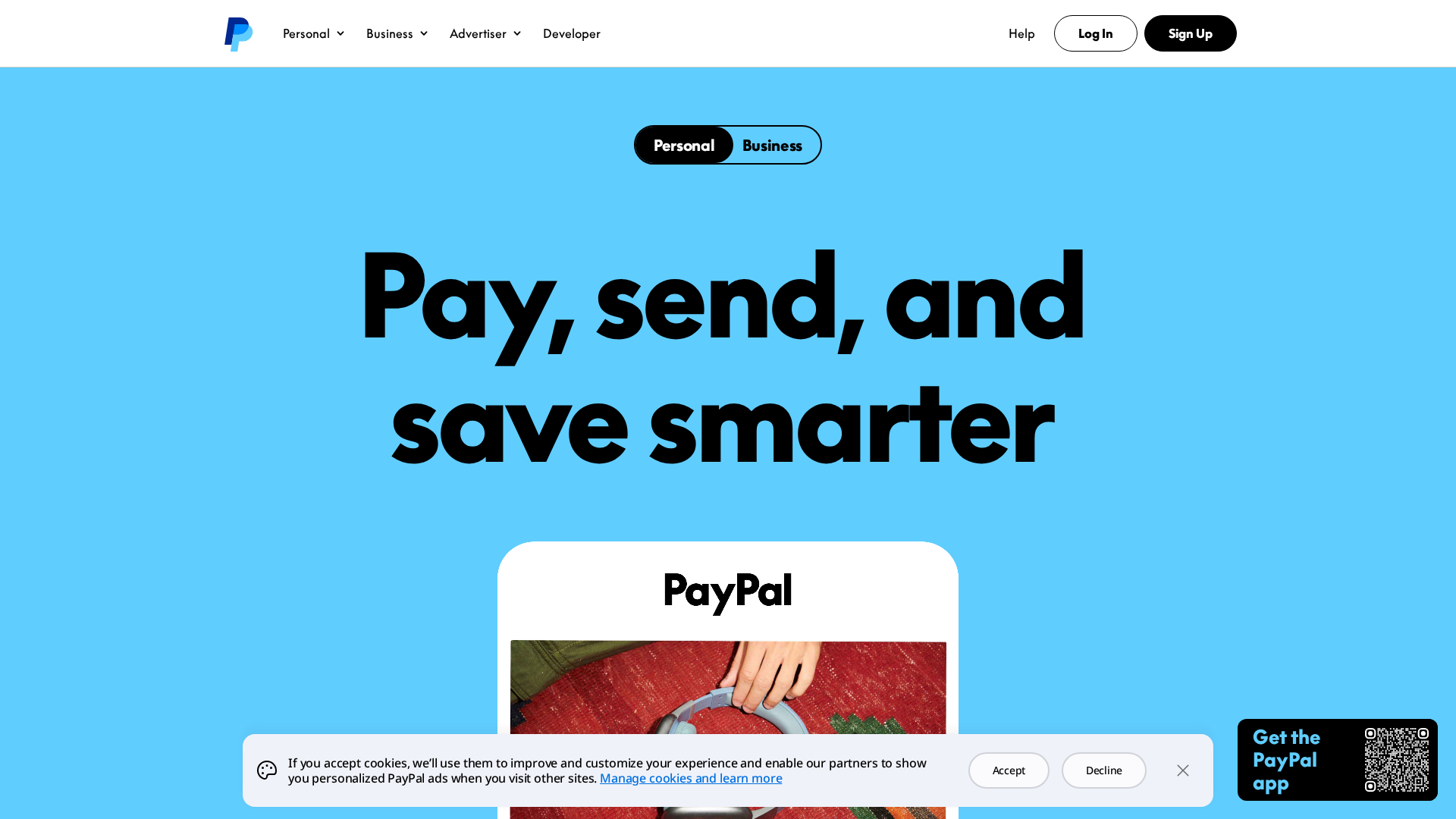 Screenshot of paypal-receipt.com