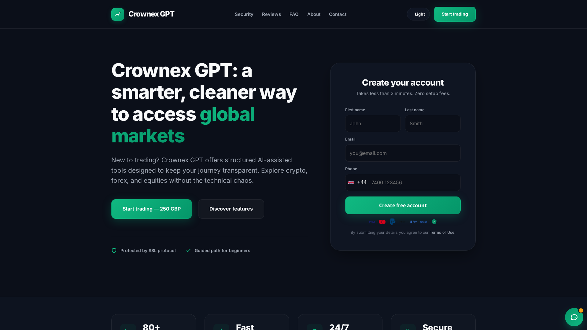 Screenshot of crownex-gpt.live