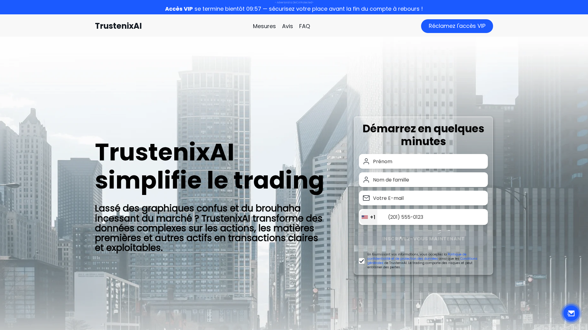 Screenshot of trustenixai-france.site