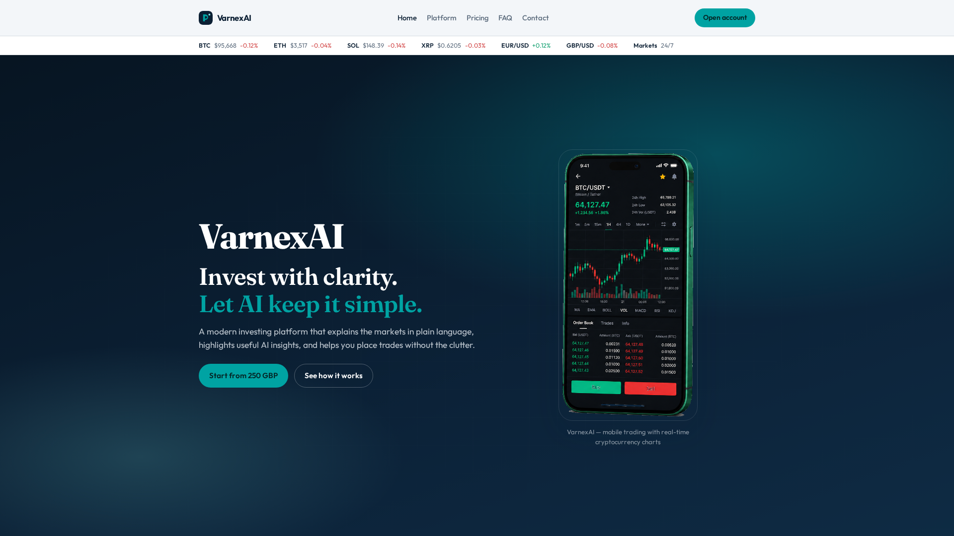 Screenshot of varnexai.live