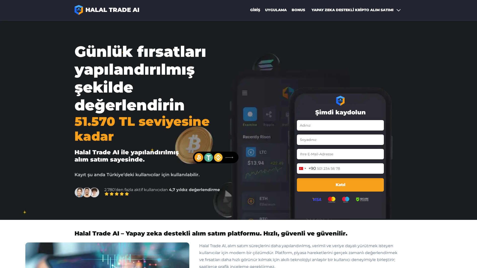 Screenshot of trhalaltradeai.com
