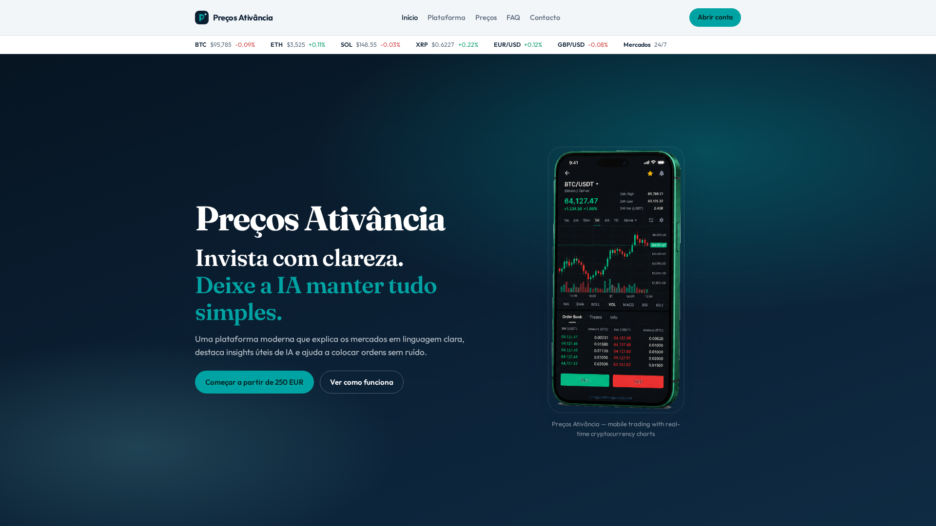 Screenshot of precos-ativancia.cfd