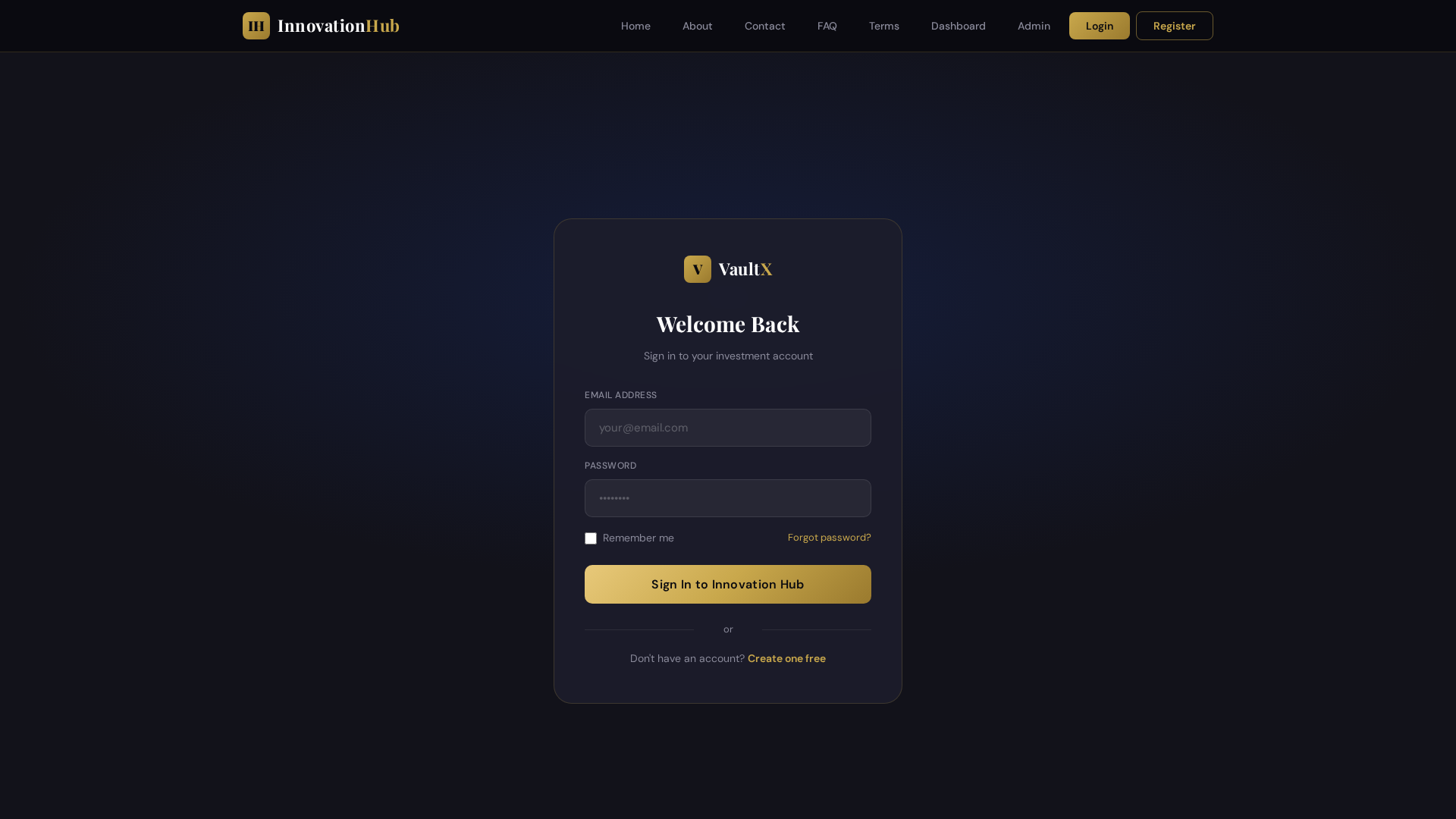 Screenshot of innovationhub.company