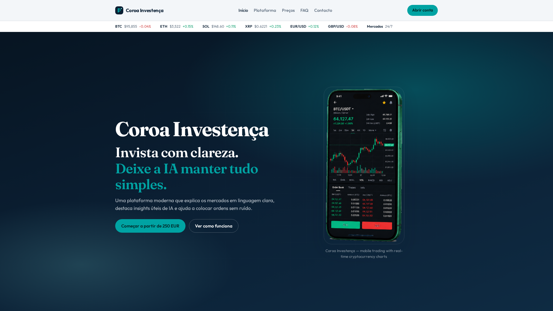 Screenshot of coroainvestenca.sbs