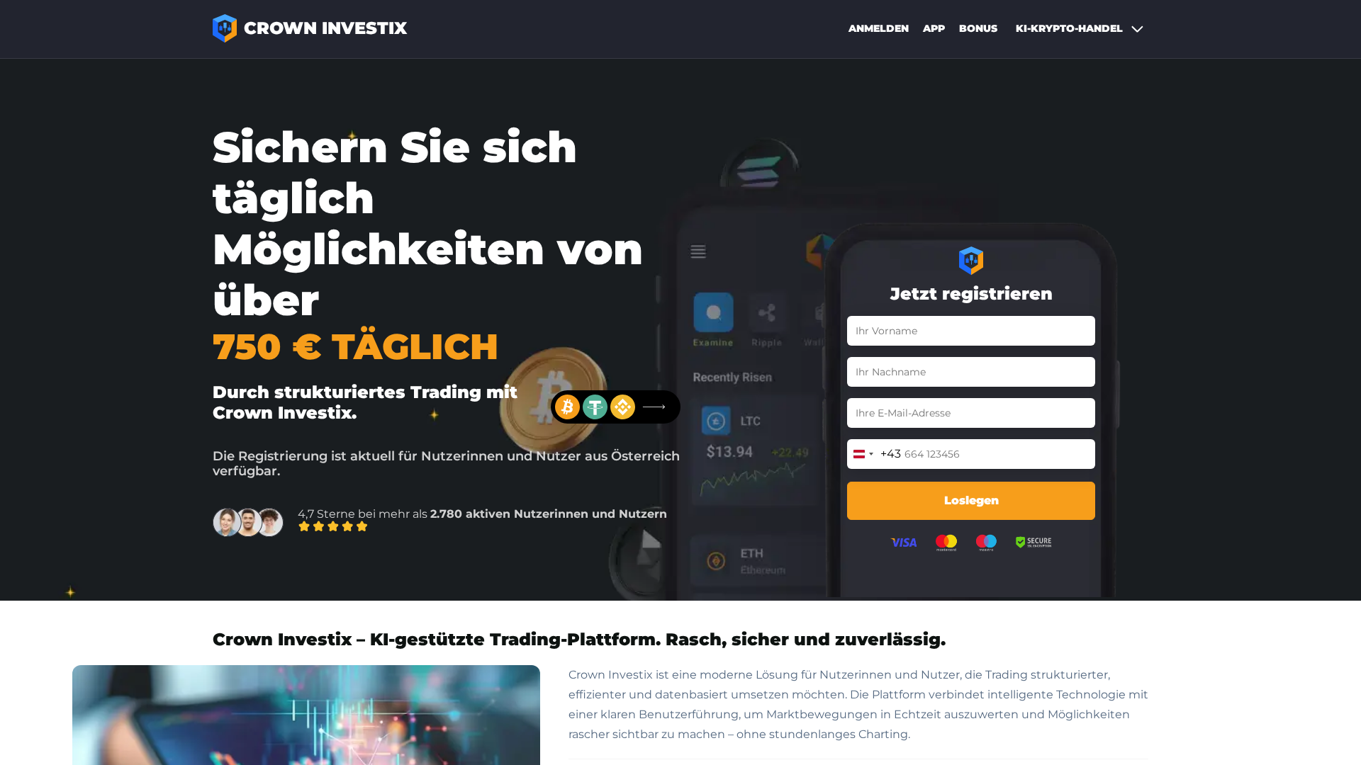 Screenshot of crowninvestixai.com