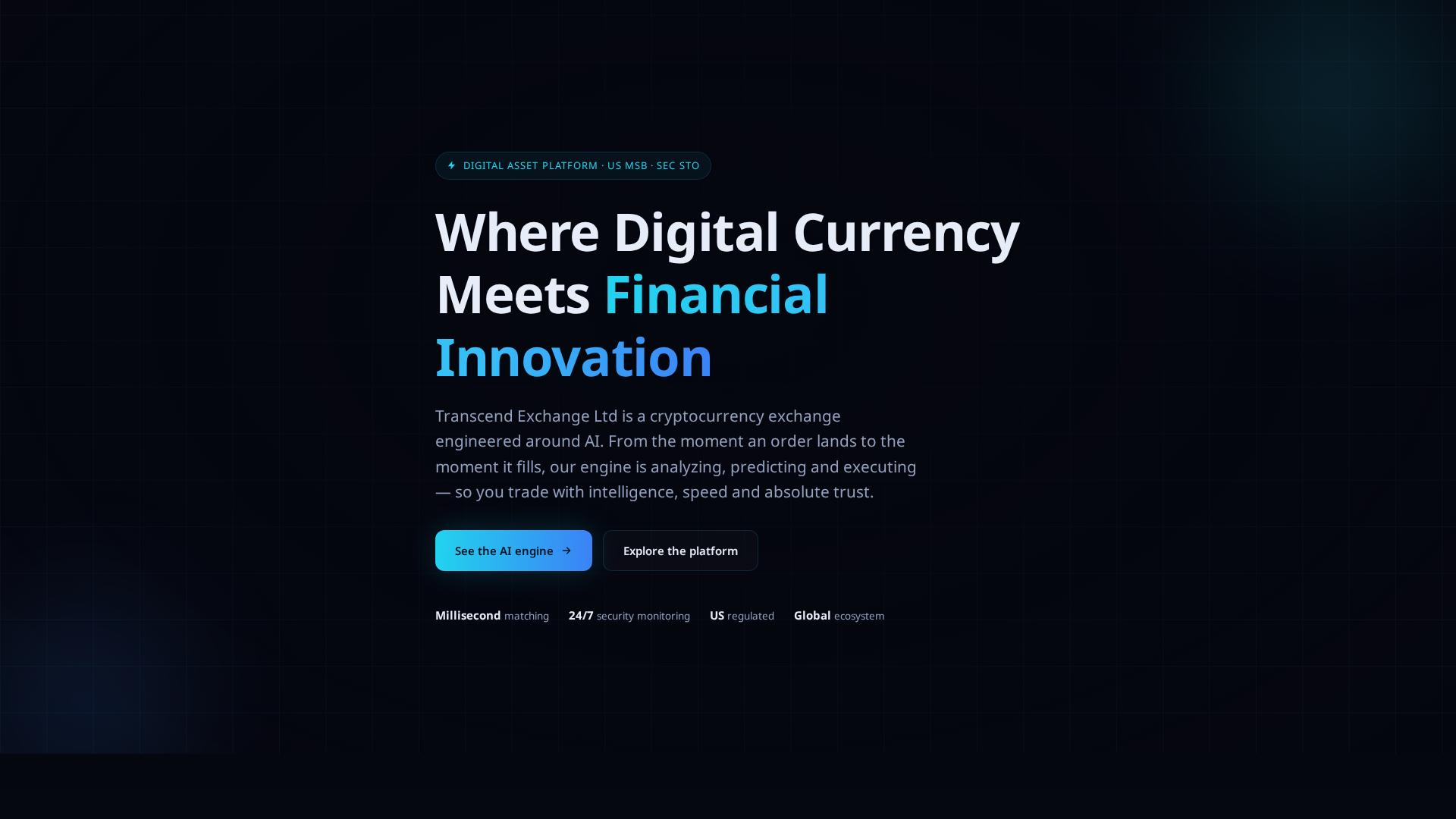 Screenshot of transcendexchangeltd.com