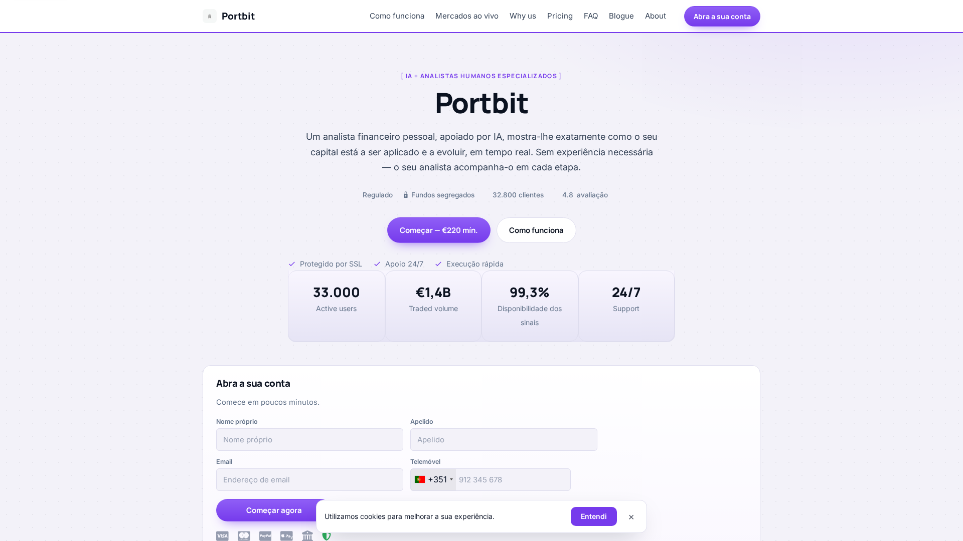 Screenshot of portbit.biz