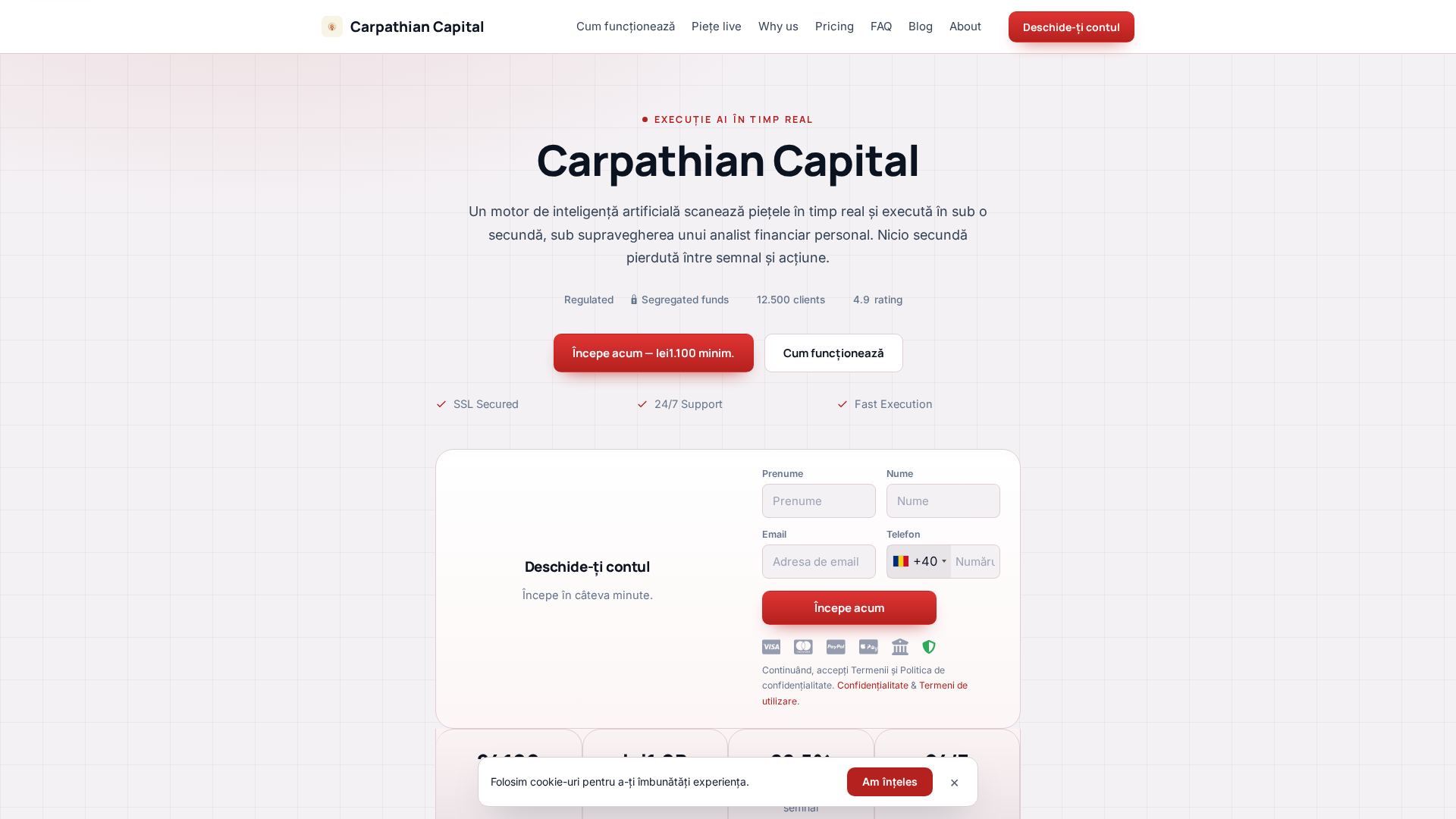 Screenshot of carpathiancapital.biz