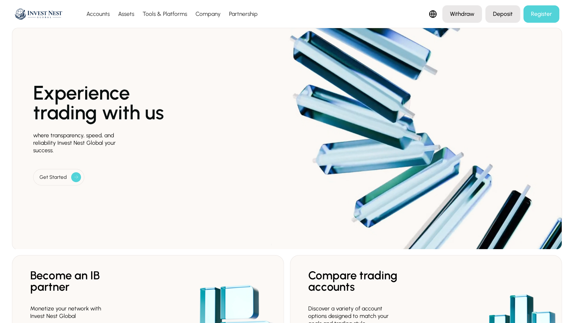 Screenshot of investnestglobal.com