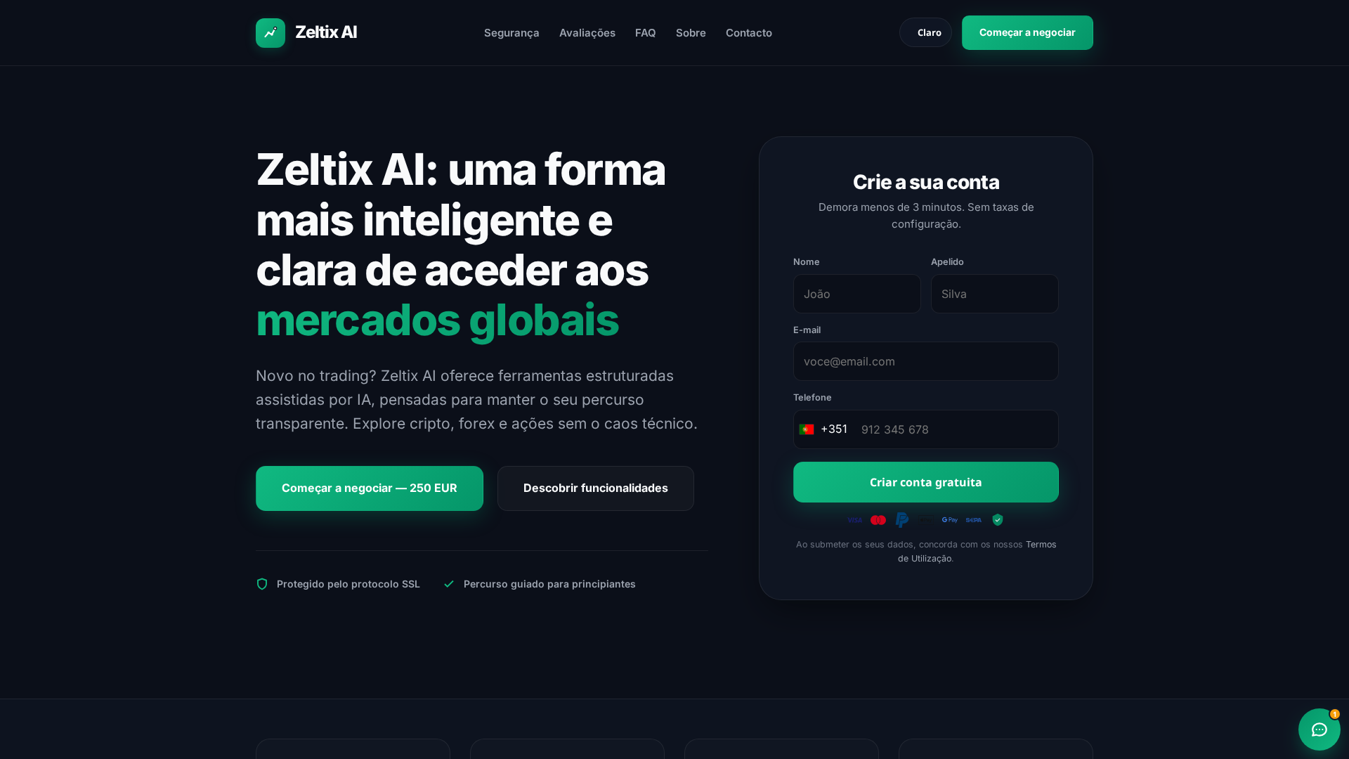 Screenshot of zeltix-ai.live