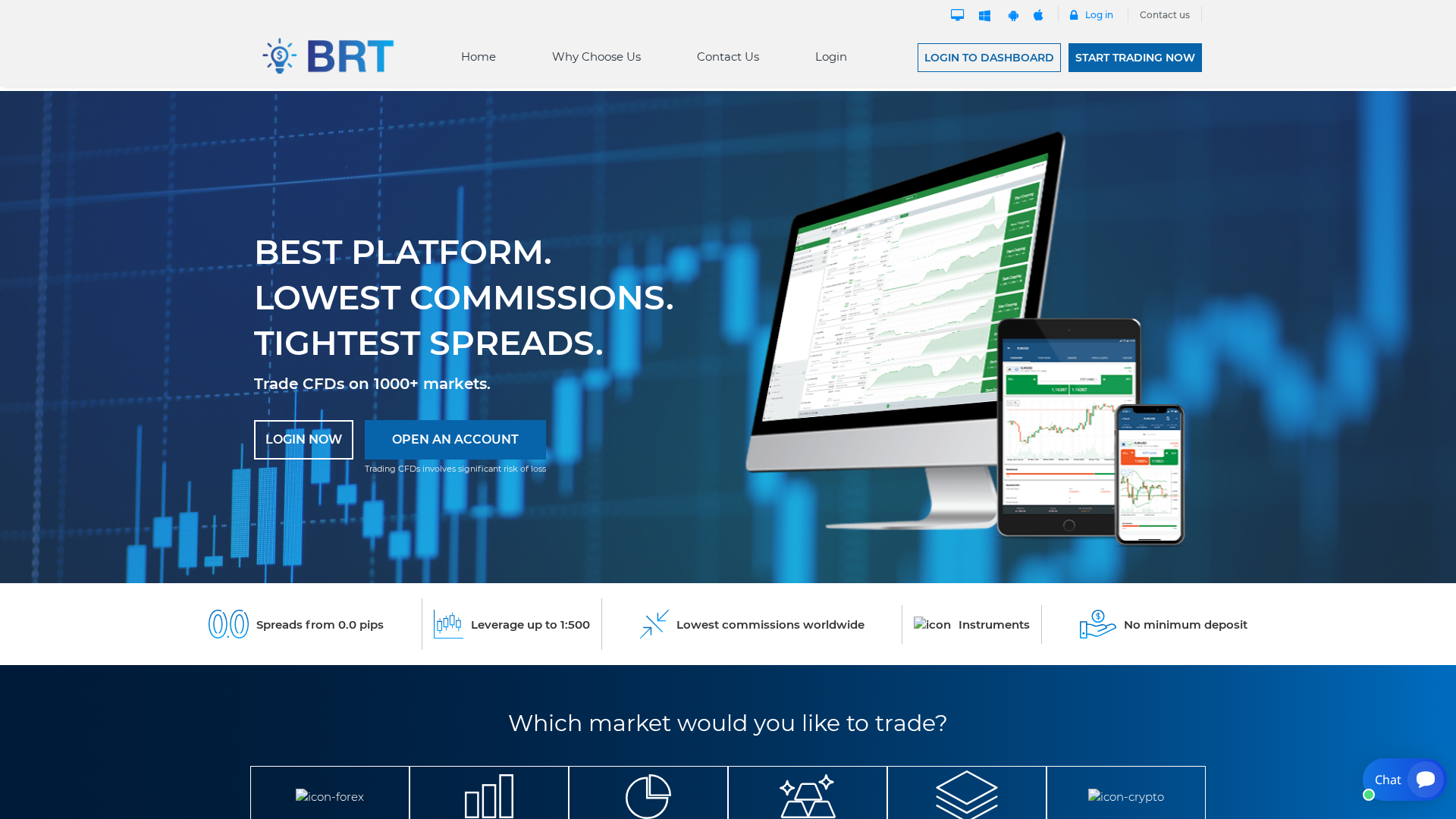 Screenshot of blueridgetdg.com