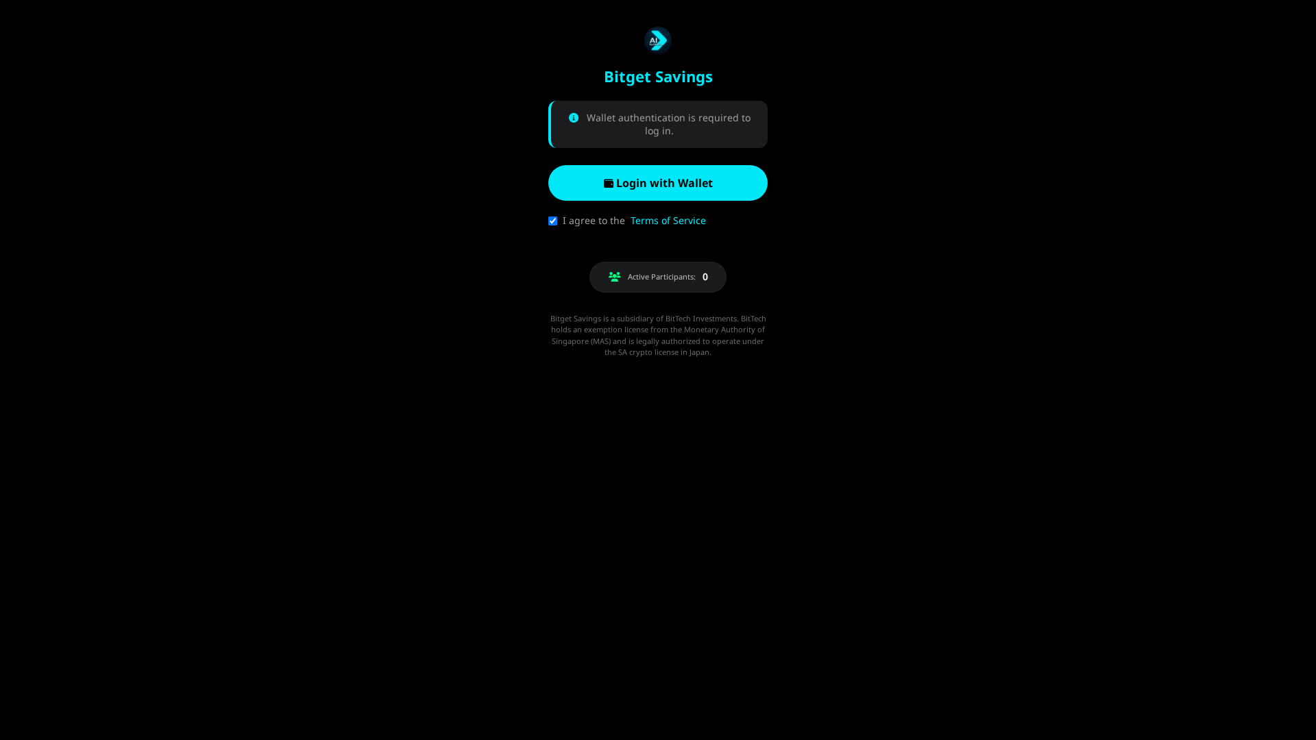 Screenshot of bitaisavings.com