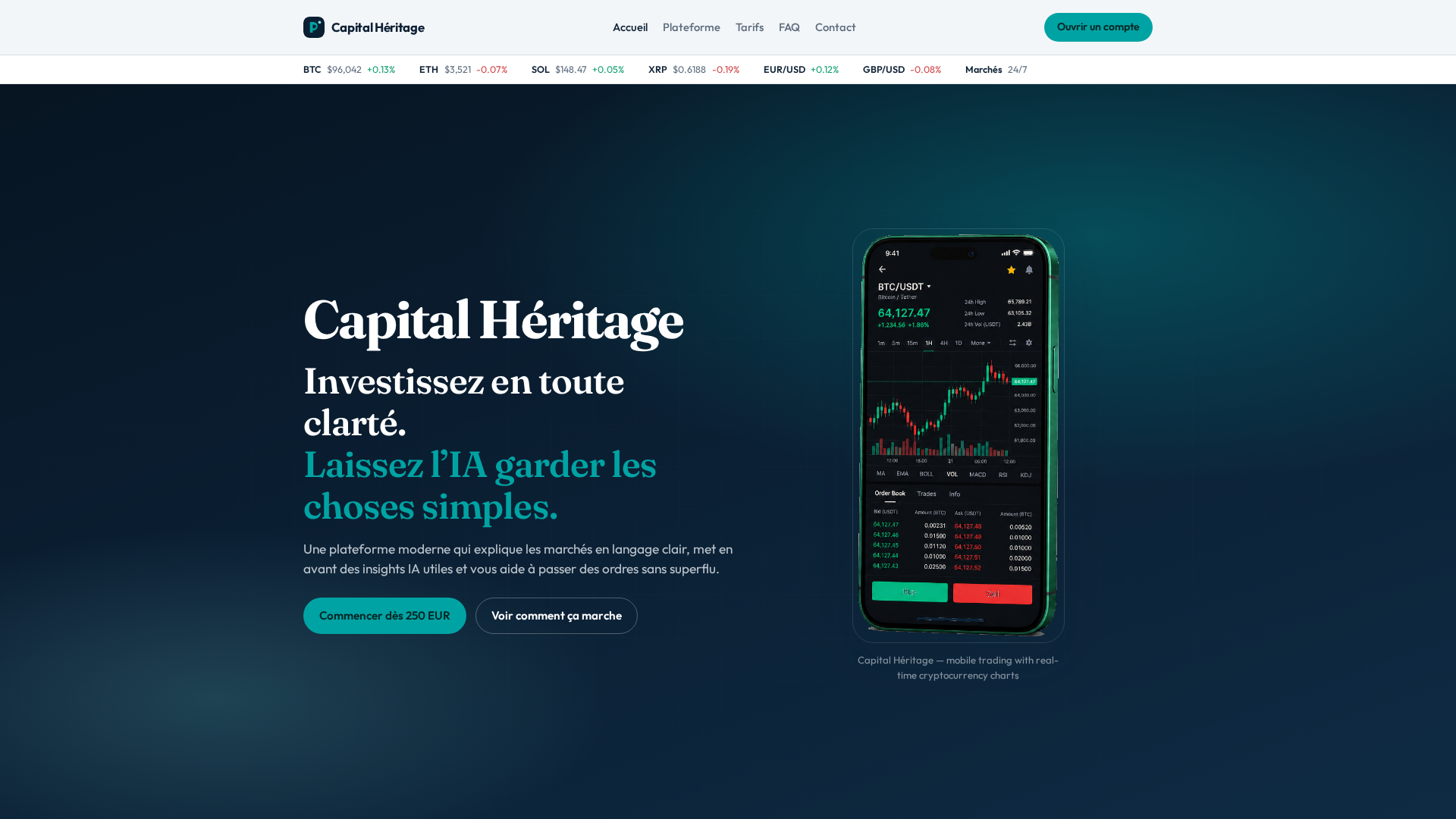 Screenshot of capital-heritage.cyou